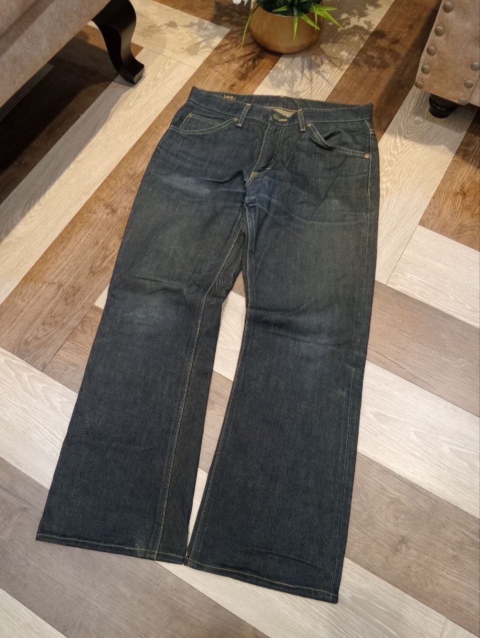 Lee LEE RIDERS SANFORIZED BOOT CUT DENIM PANTS Size US 32 / EU 48 - 2 Thumbnail