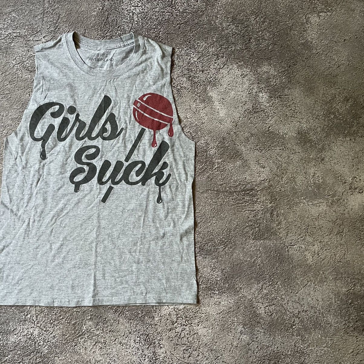 Vintage Vintage Y2K Graphic Slogan Tank Top Skate Grunge Slim Boxy S Size US S / EU 44-46 / 1 - 4 Thumbnail