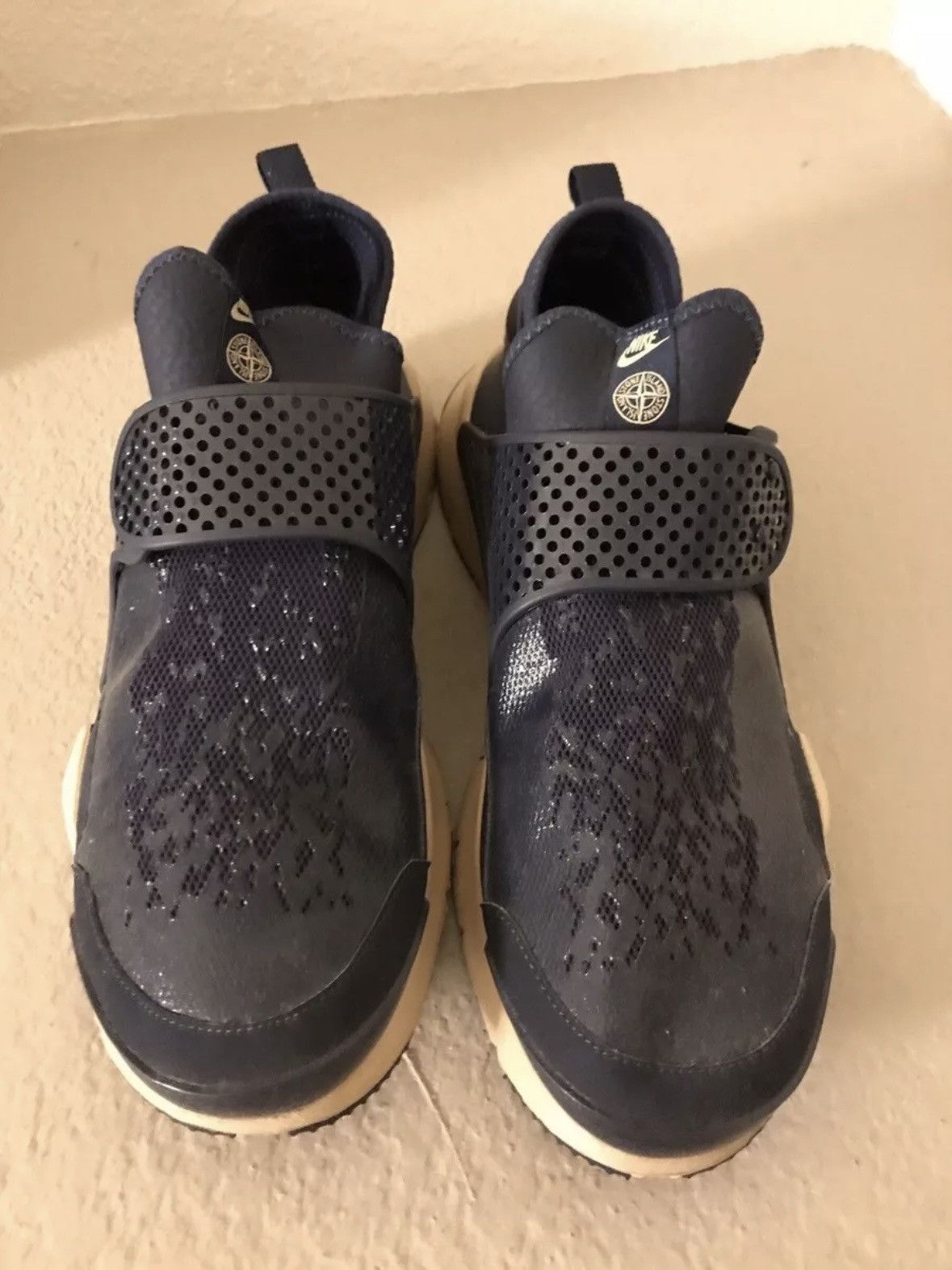 Nike × Stone Island Stone Island Sock Dart Mid Obsidian Orewood Brown Size US 11 / EU 44 - 2 Thumbnail