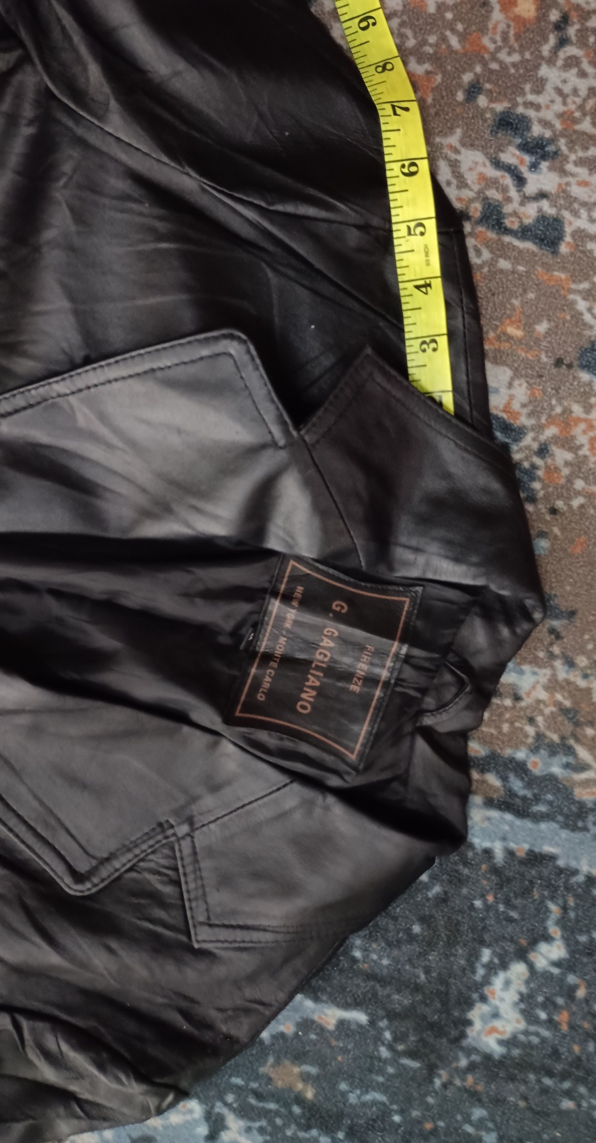 Firenze × Japanese Brand Firenze G.Gagliano New York Monte Carlo Leather Jacket Size US M / EU 48-50 / 2 - 10 Thumbnail
