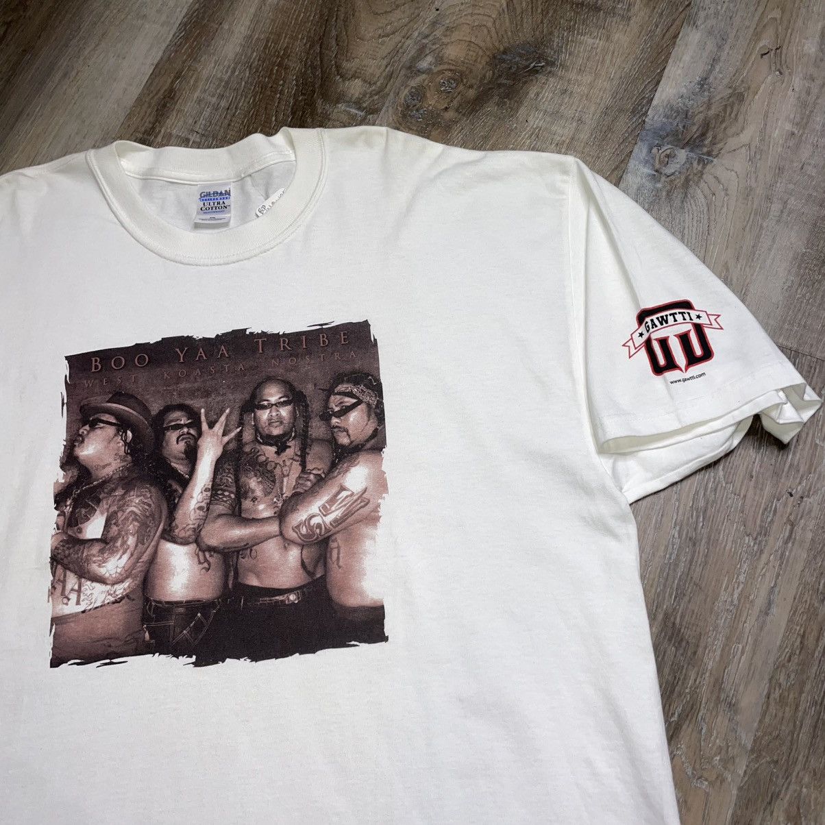 Gildan 2002 Boo-Yaa Tribe Vintage Rap Tee Shirt Mens 2XL Promo West Size US XXL / EU 58 / 5 - 2 Thumbnail