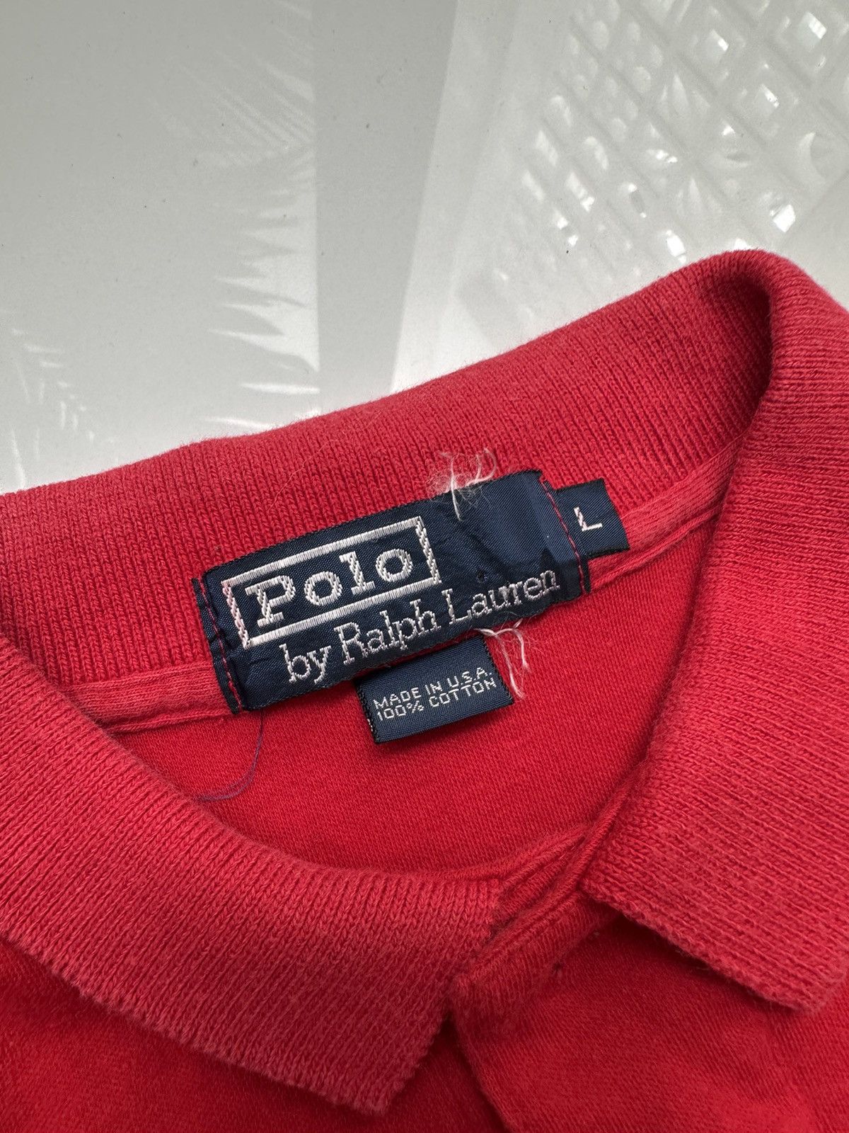 Polo Ralph Lauren × Vintage POLO RALPH LAUREN VINTAGE BASIC LOGO POLO TEE Size US L / EU 52-54 / 3 - 6 Thumbnail