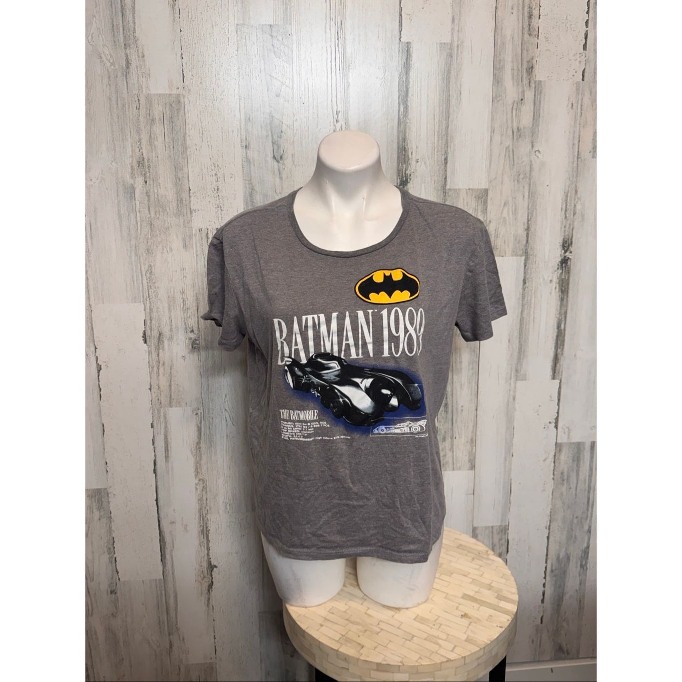 Other Batman 1989 The Batmobile Graphic Tee Gray XXL Size XXL / US 16-18 / IT 52-54 - 1 Thumbnail