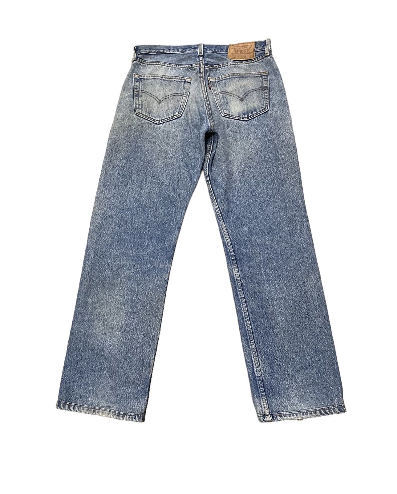 Levi's Vintage Levis light wash 501 distressed denim Size US 31 - 3 Thumbnail