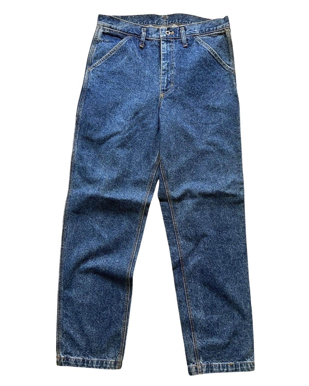 Lee Lee Union Made Carpenter Jeans W36 L34 Deadstock Vintage Size US 36 / EU 52 - 2 Thumbnail