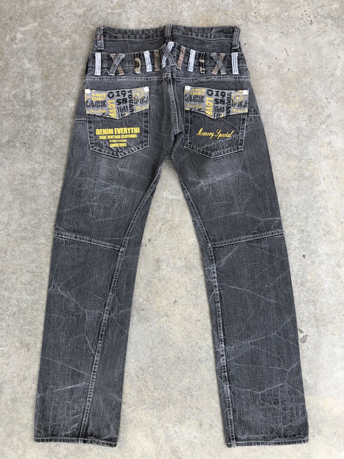 Hysteric Glamour Japanese Memory Special Double Waist Distressed Jeans Size US 31 - 2 Thumbnail