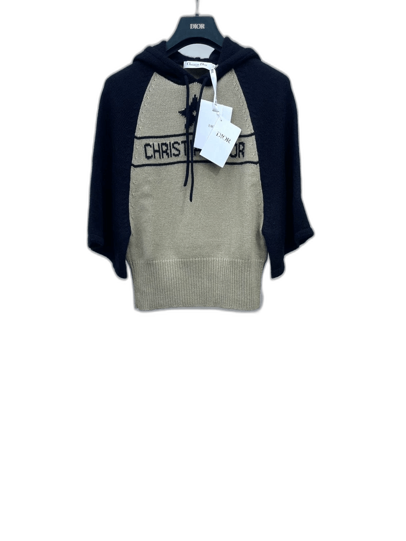 Dior Dior Knit Cashmere Hoodie with Stars Size US S / EU 44-46 / 1 - 1 Thumbnail