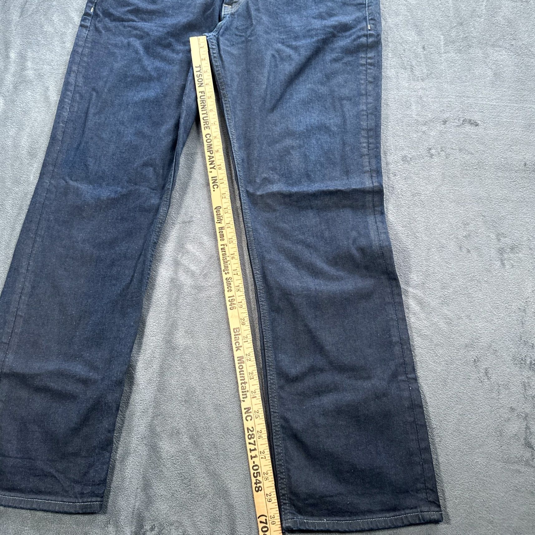 Levi's VINTAGE Levi's Jeans Mens 38x30 Straight Leg Dark Wash Denim Slim Fit 90s Streetwear Size US 38 / EU 54 - 5 Thumbnail