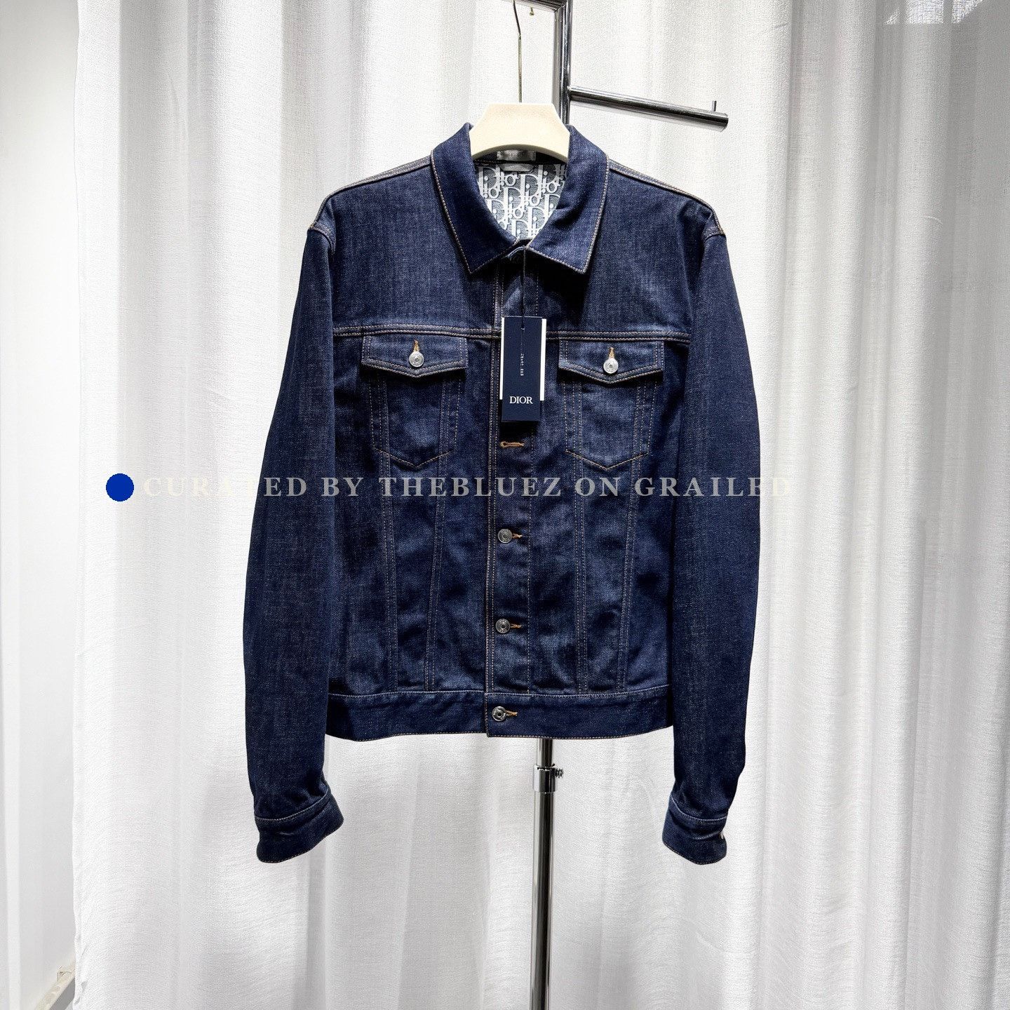 Dior × Hedi Slimane Dior Homme SS04 Strip Destroyed Waxed Denim