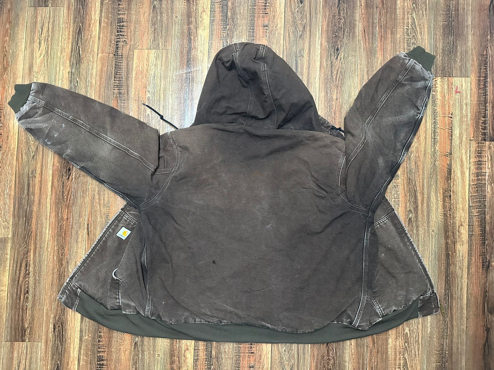 Carhartt × Vintage Vintage 90's Carhartt jacket Faded Carhartt Active Jacket Size US XL / EU 56 / 4 - 5 Thumbnail
