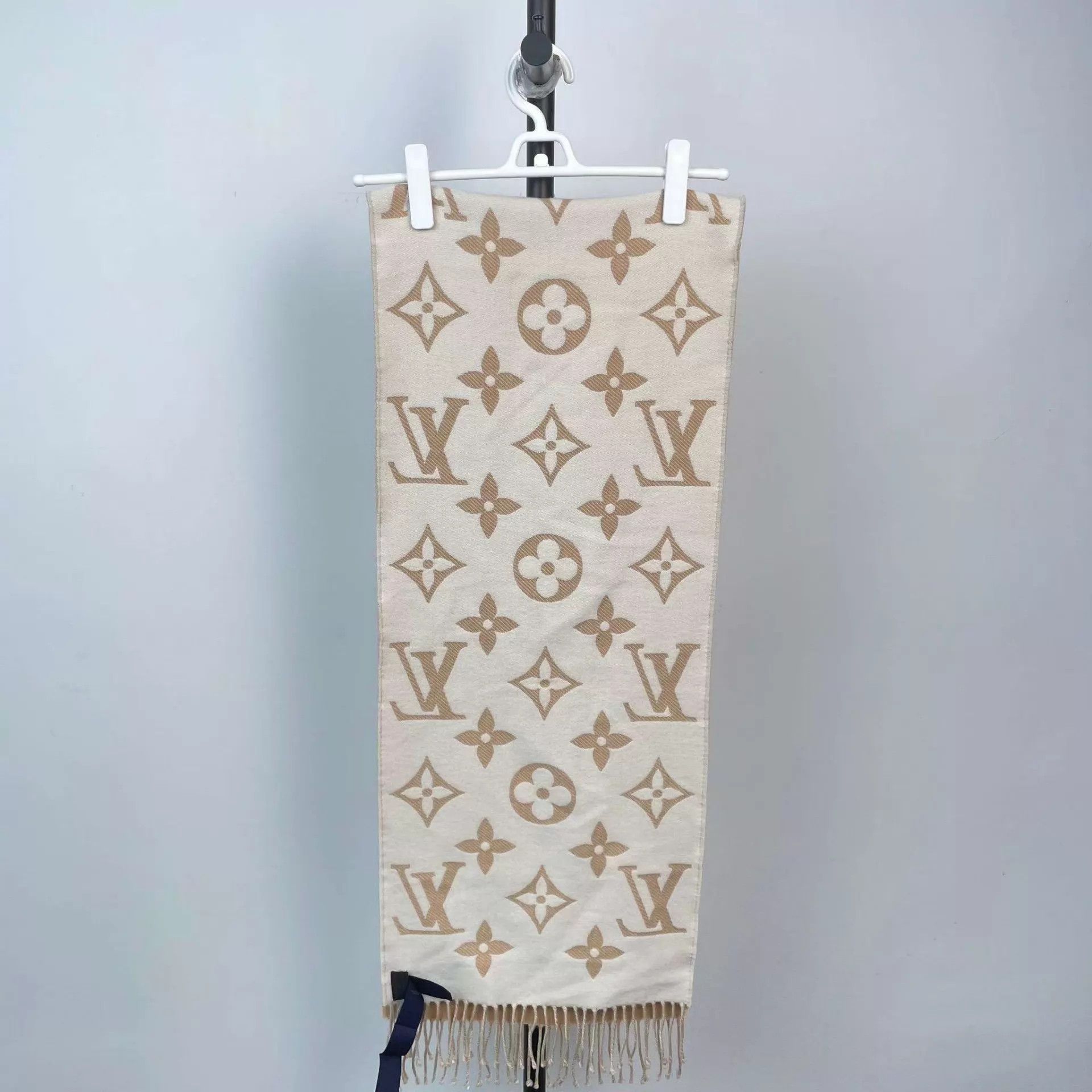 Louis Vuitton LV color blocked wool scarf Size ONE SIZE - 2 Thumbnail