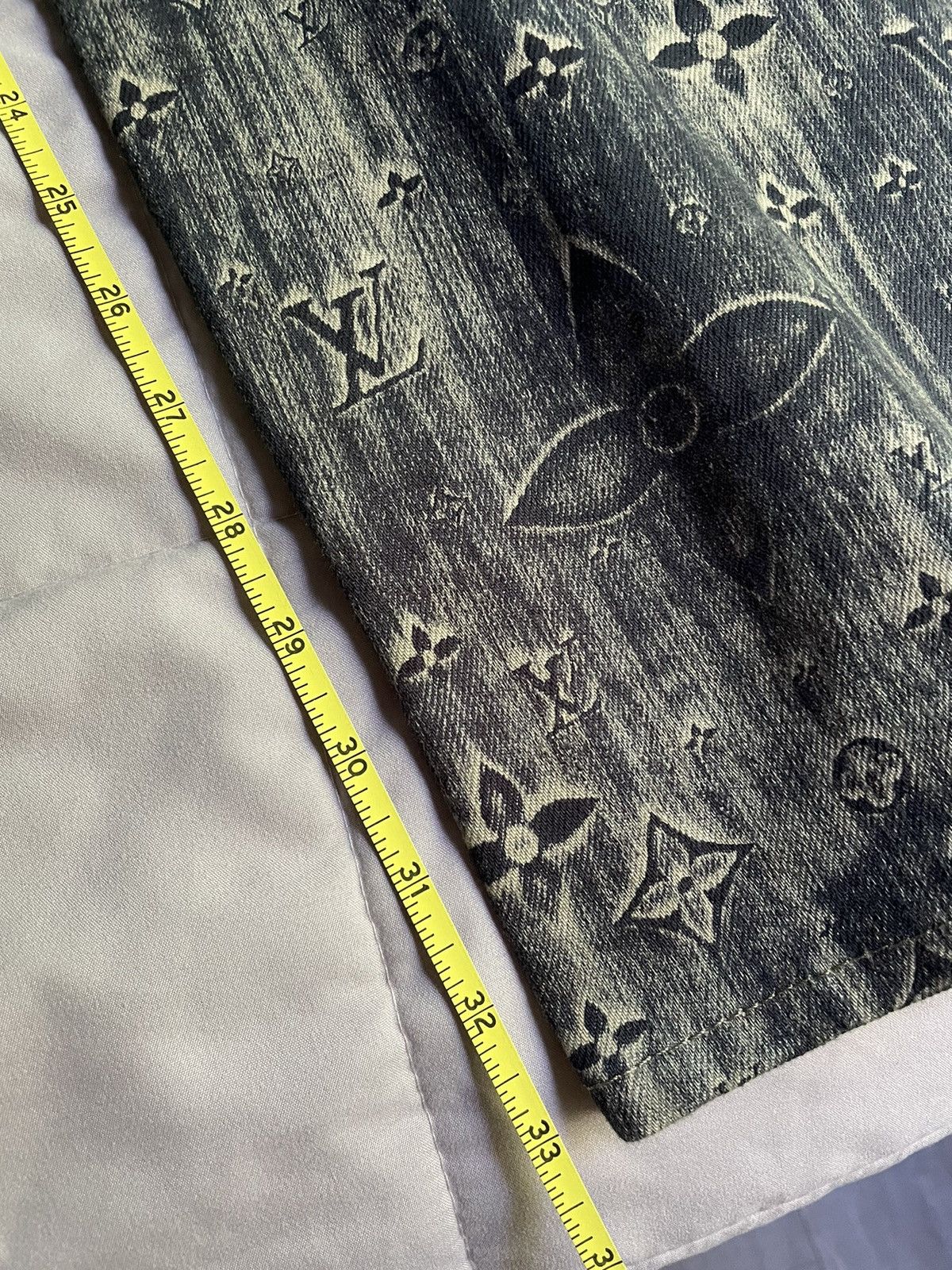 Louis Vuitton Louis Vuitton Monogram Denim Tailored Pants Size US 30 / EU 46 - 12 Thumbnail