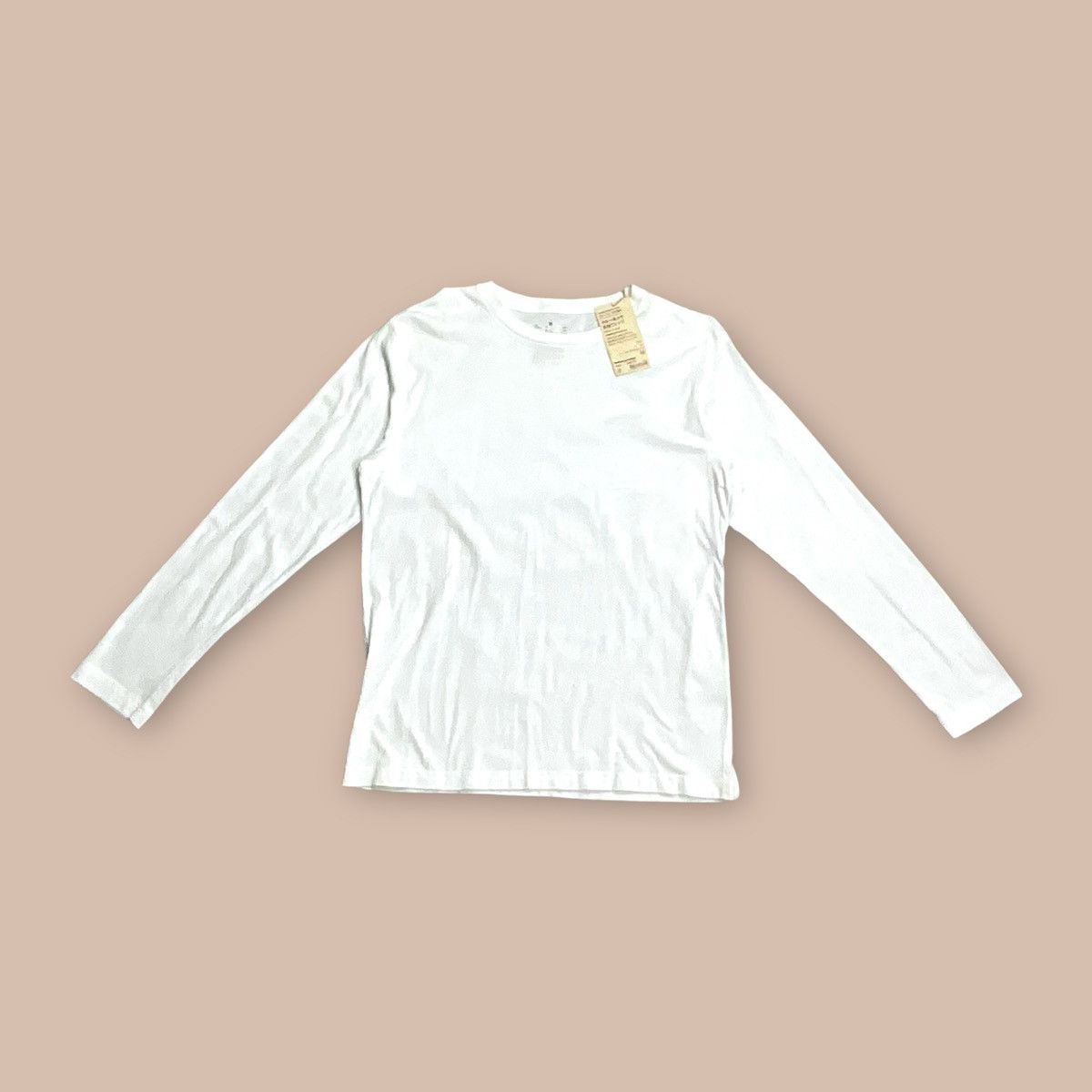 Muji Muji White Long Sleeve Tees Size US M / EU 48-50 / 2 - 3 Thumbnail