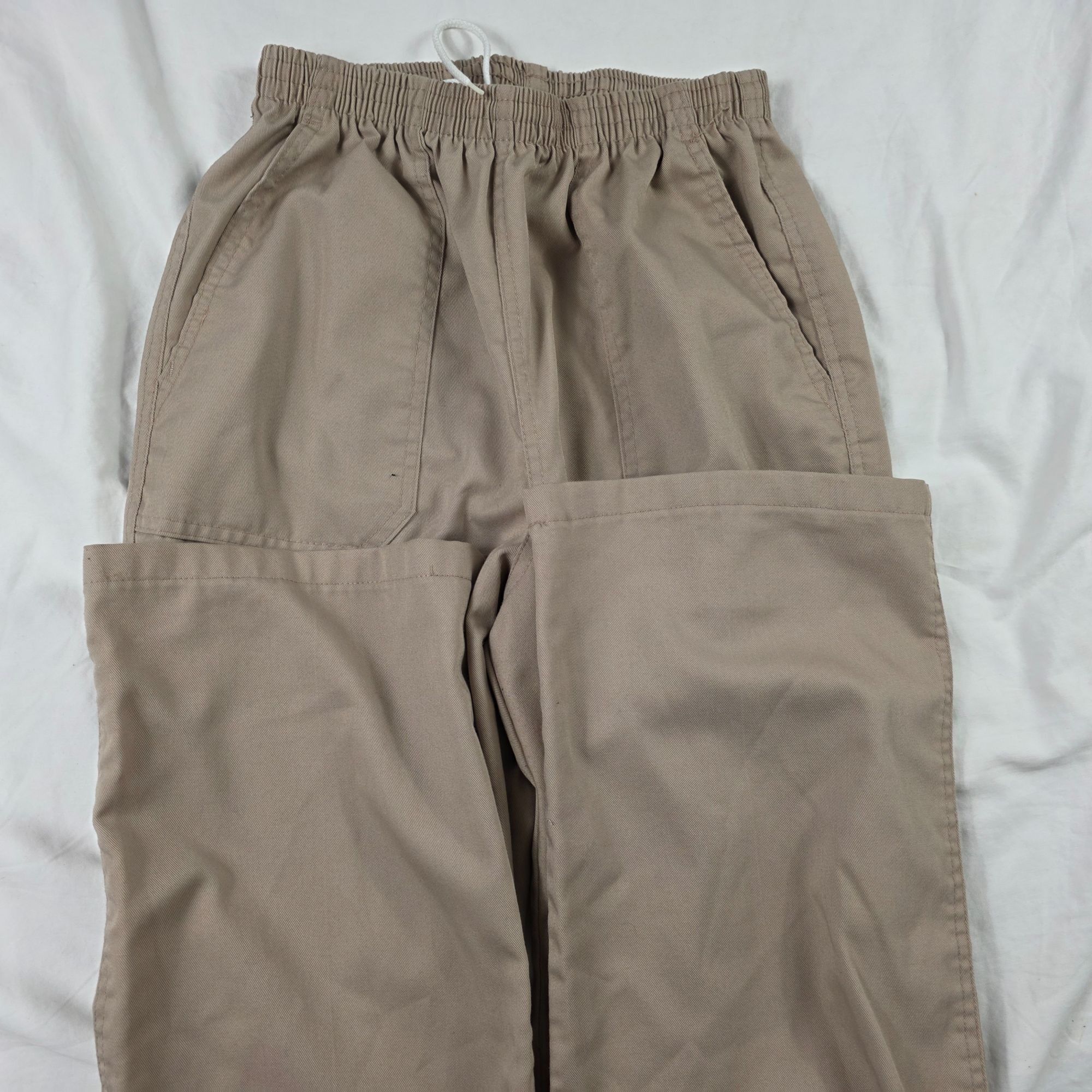 Levi's Vintage Levis 518M Men Medium Beige Elastic Waist Work Pants Size US 38 / EU 54 - 7 Thumbnail