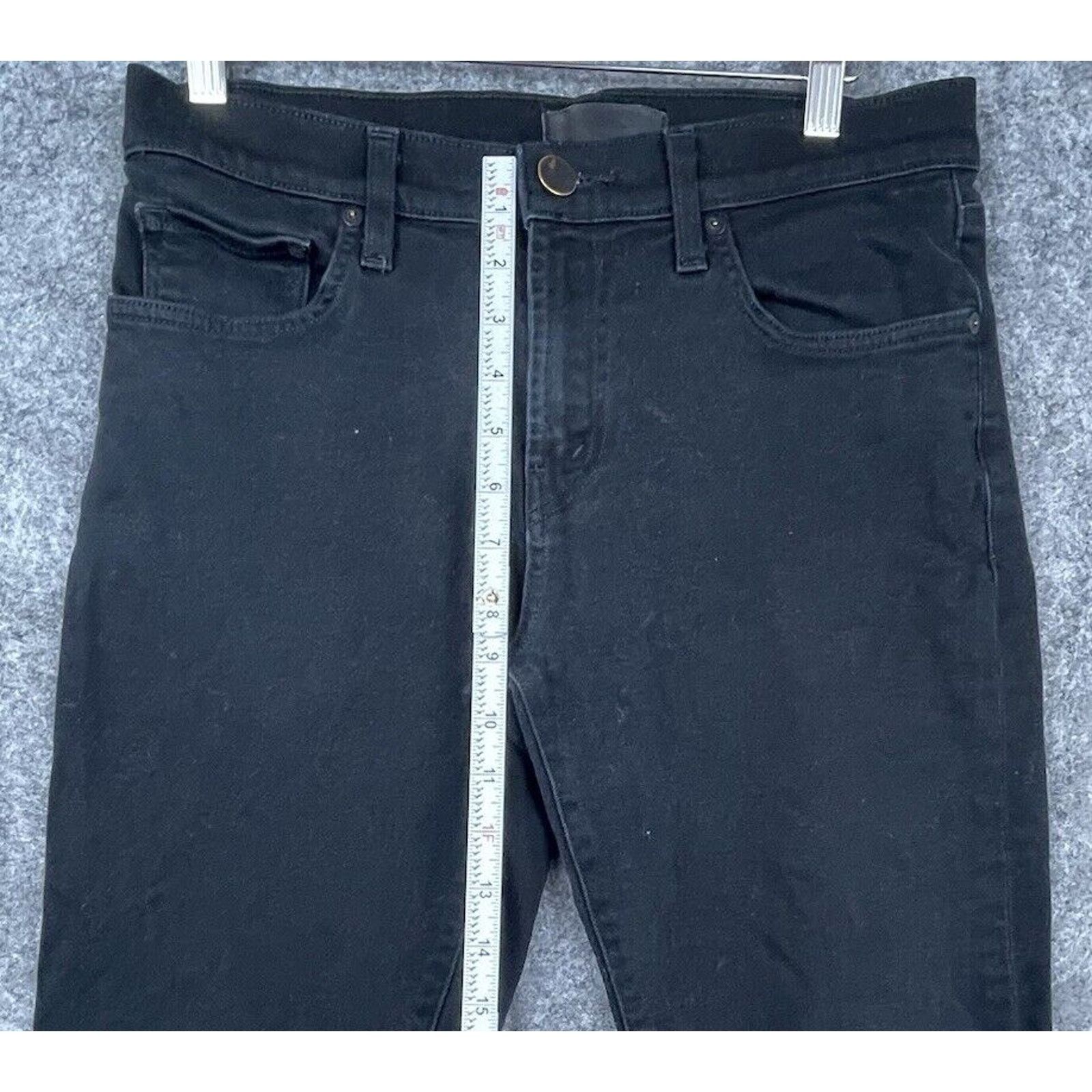 J Brand J Brand Jeans Womens 31 Black Tyler Clancy Straight Cropped Size 31" - 5 Thumbnail