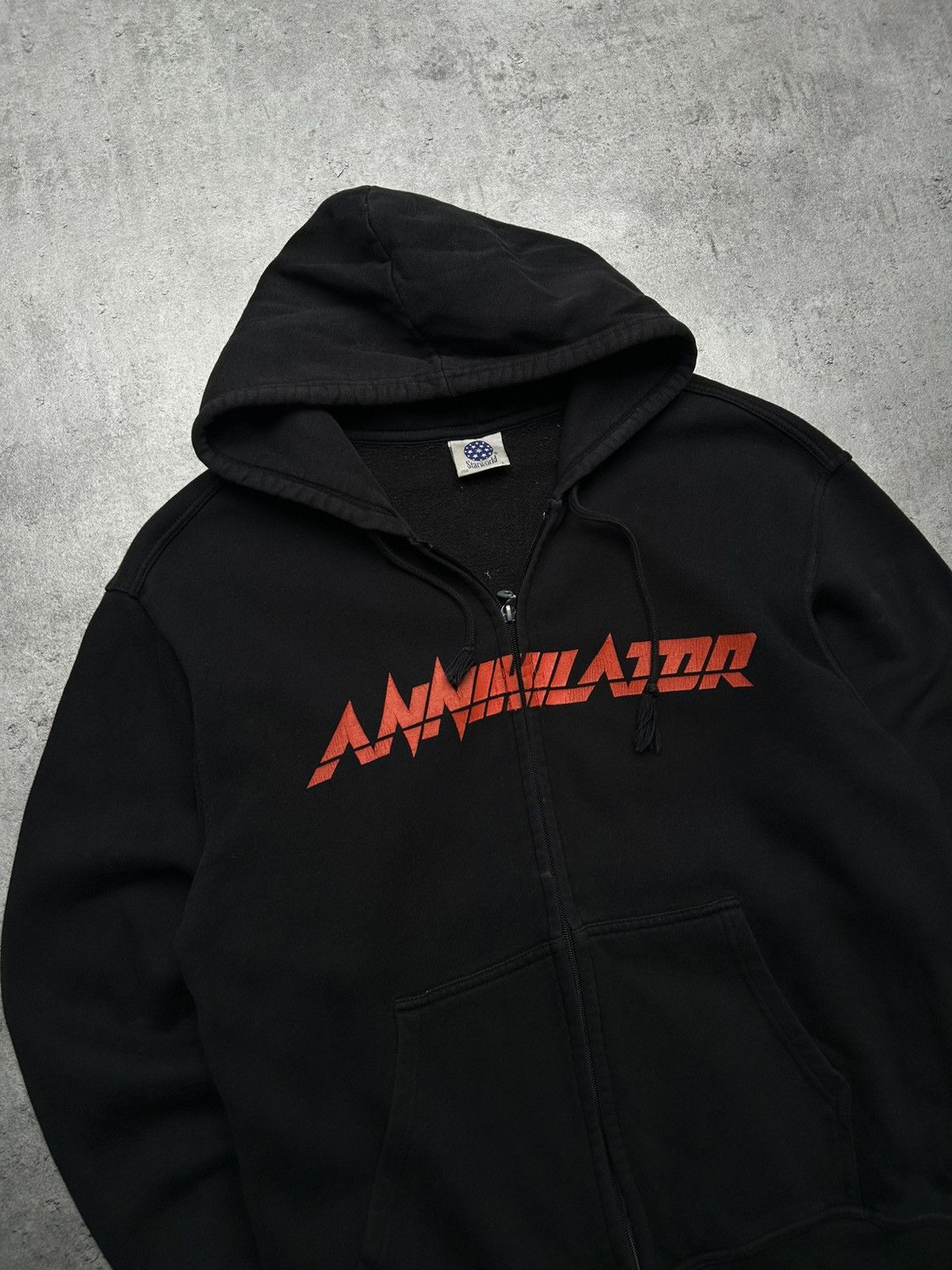 Vintage Annihilator Vintage ZipUp Thrash Metal Never Neverland Og 90 Size US L / EU 52-54 / 3 - 4 Thumbnail