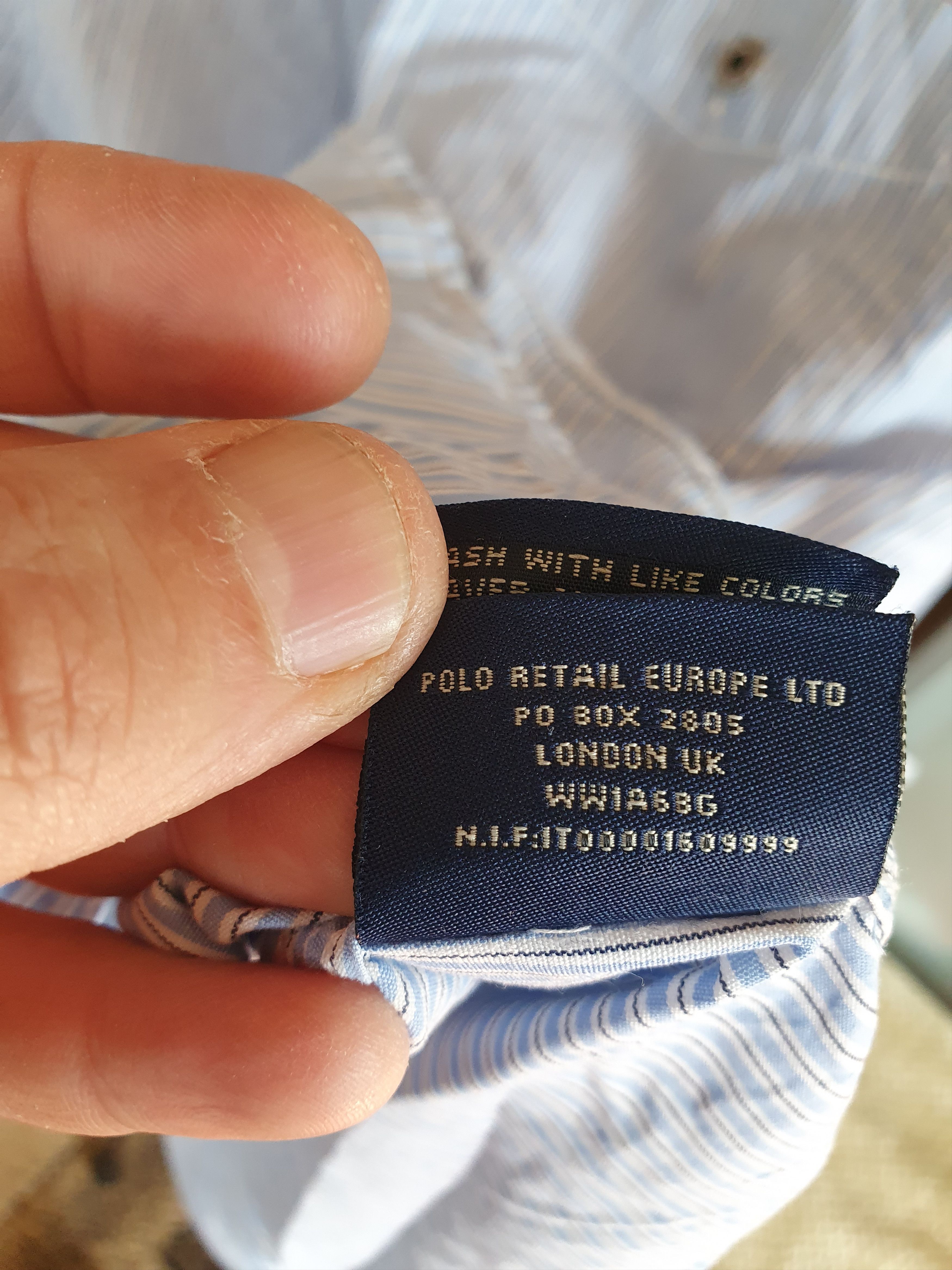 Polo Ralph Lauren Polo Ralph Lauren Polo Jeans Company Pin Striped Shirt sz L Size US L / EU 52-54 / 3 - 14 Thumbnail
