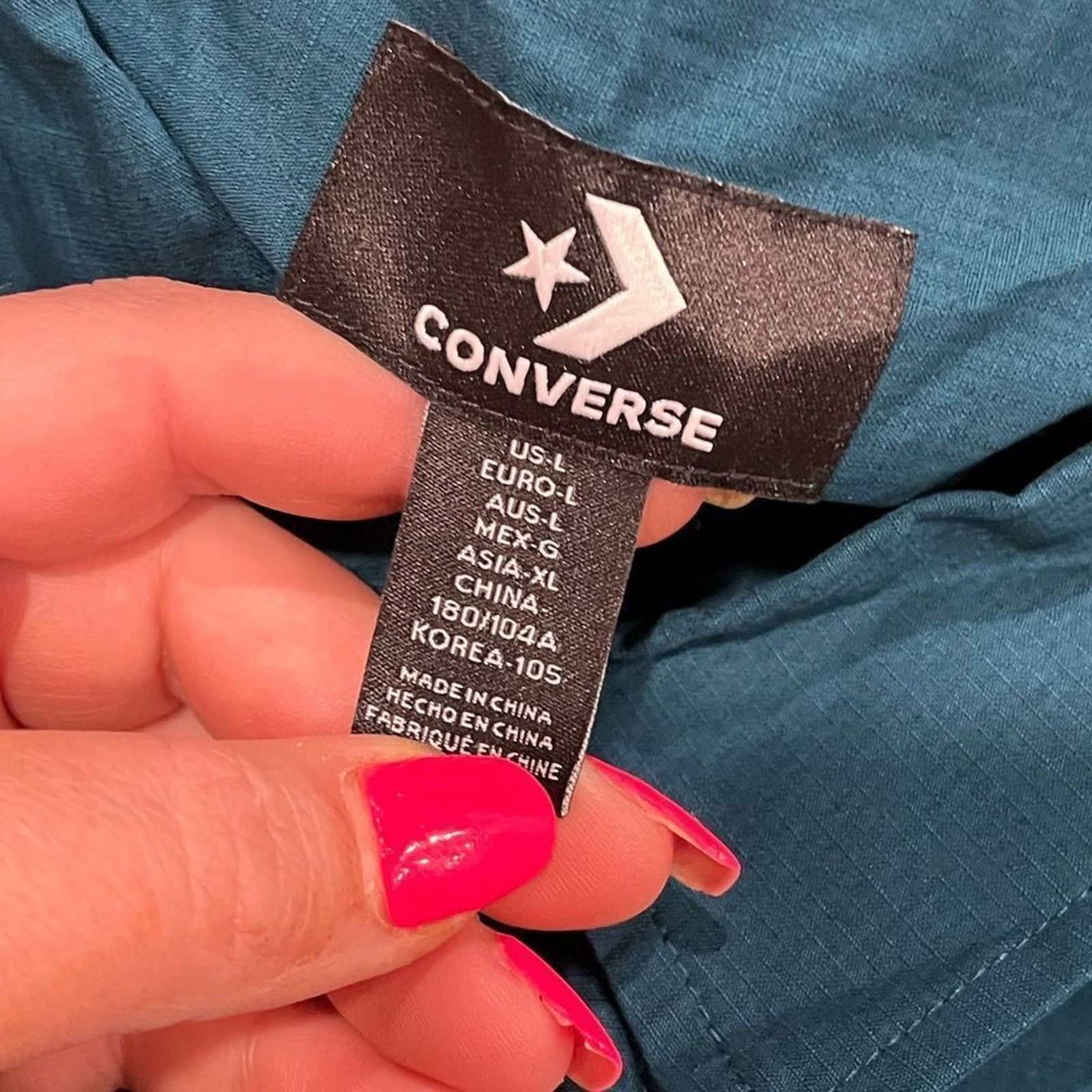 Converse NWOT Converse Long Sleeve Button Down Shirt Collared Green L Size US L / EU 52-54 / 3 - 3 Thumbnail