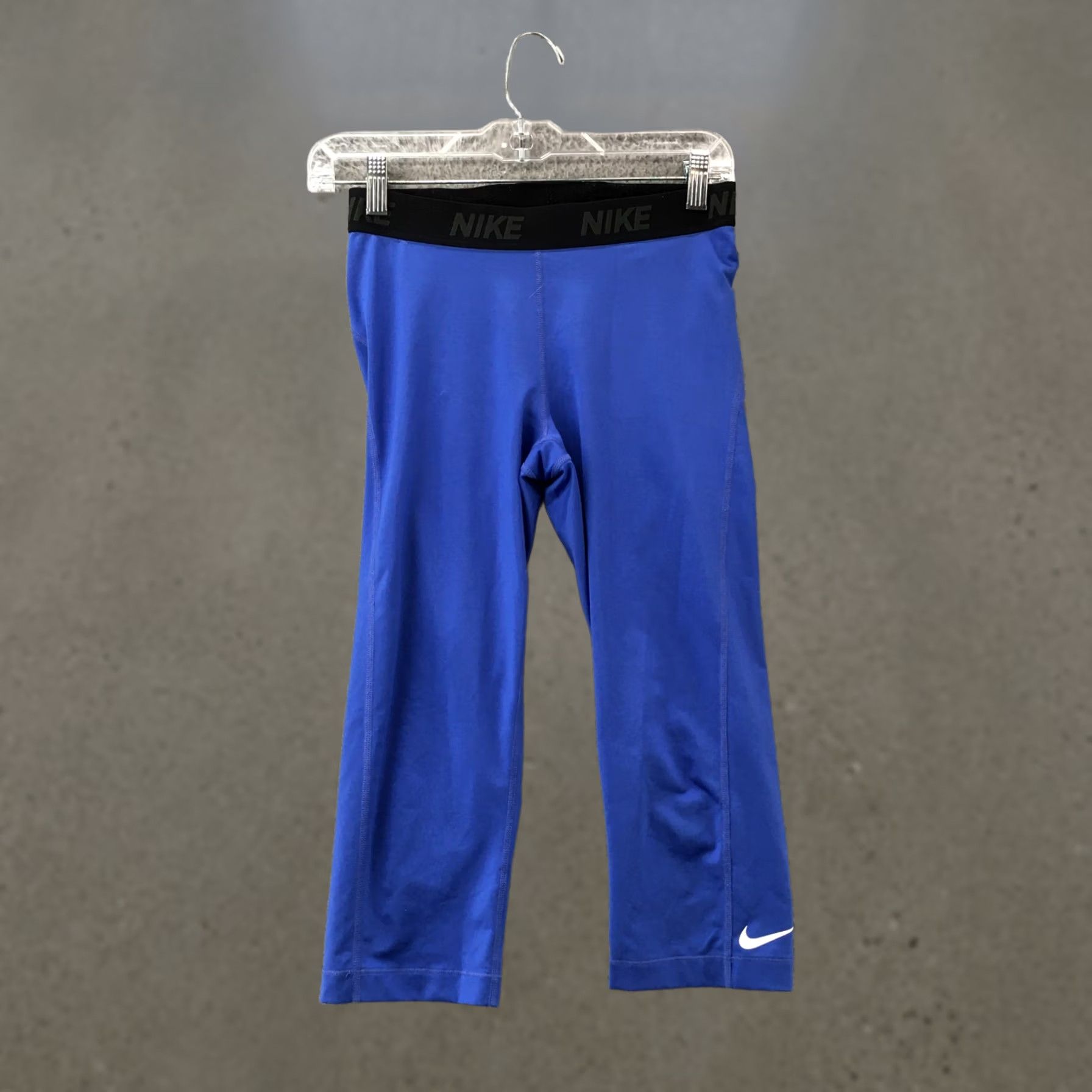 Nike Nike Capri Leggings Mens M Blue Elastic Waistband Low Rise Athletic Sports Size 32" / US 10 / IT 46 - 1 Thumbnail