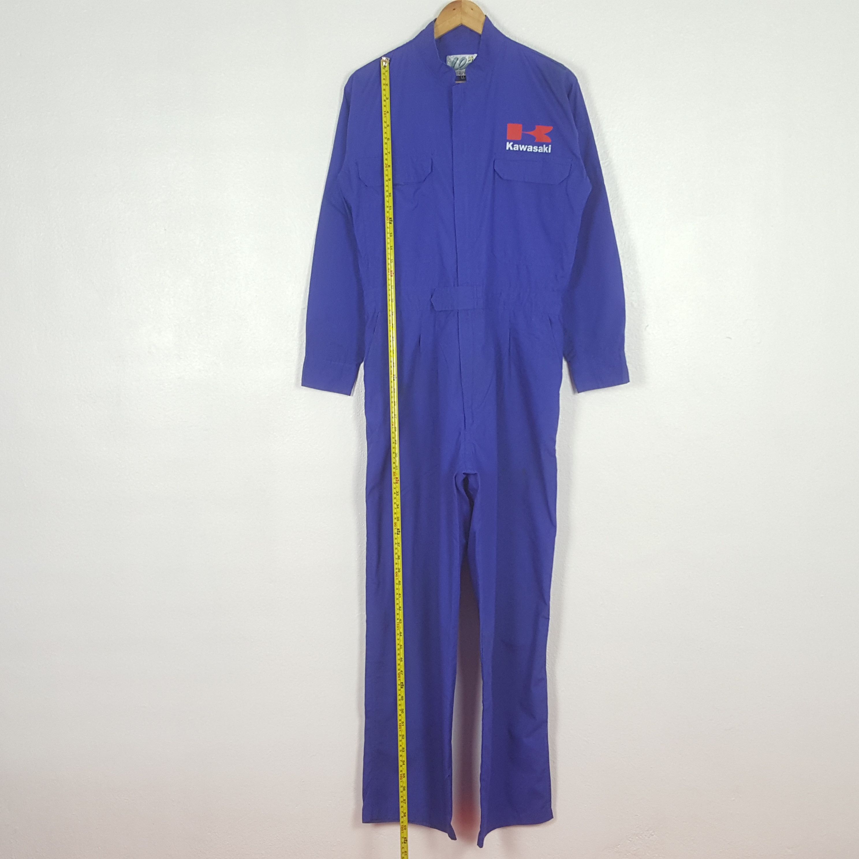 Japanese Brand Vintage Kawasaki Racing Motorsports Coverall Jacket C308N23 Size US M / EU 48-50 / 2 - 7 Thumbnail