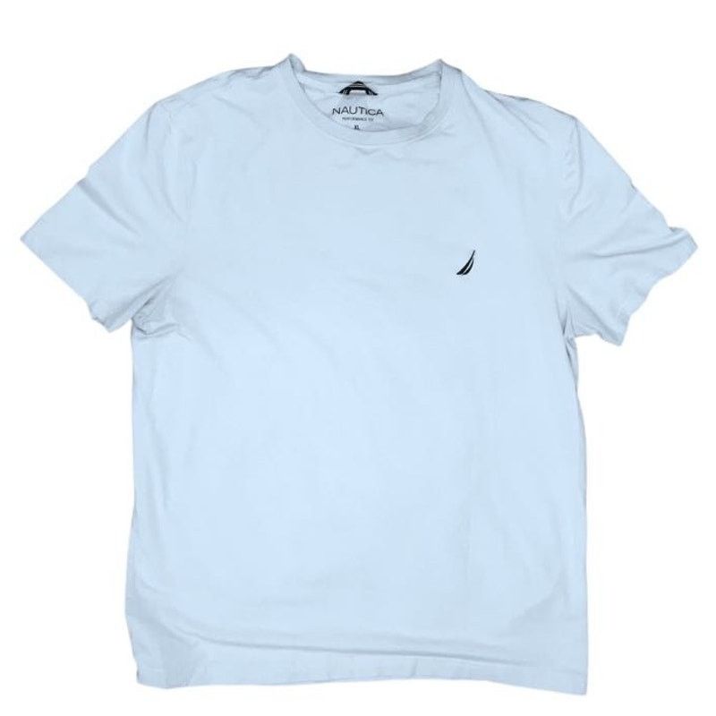 Nautica Nautica Performance Tee Short Sleeve Lightweight Blue XL Men Size US XL / EU 56 / 4 - 1 Thumbnail