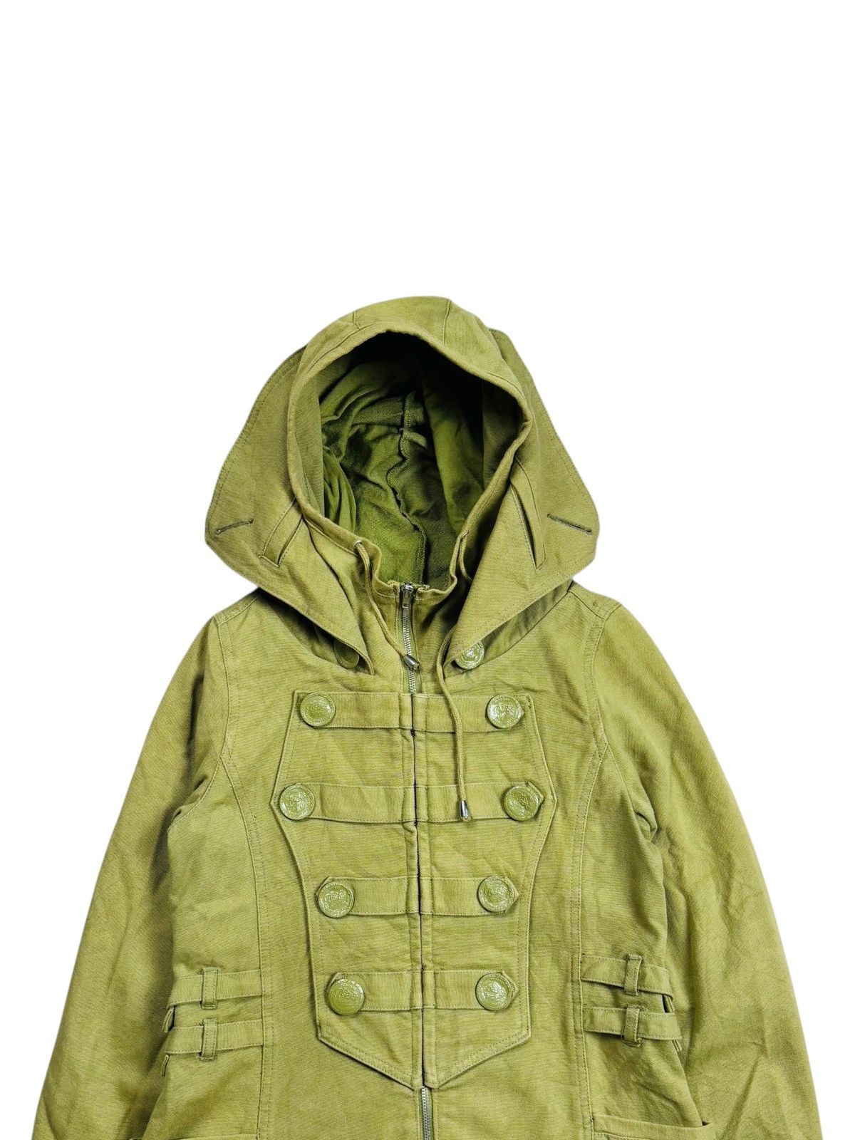 Ekam 2000s Backs - Apocalypse Style Napoleon Hooded Jacket Size US M / EU 48-50 / 2 - 10 Thumbnail