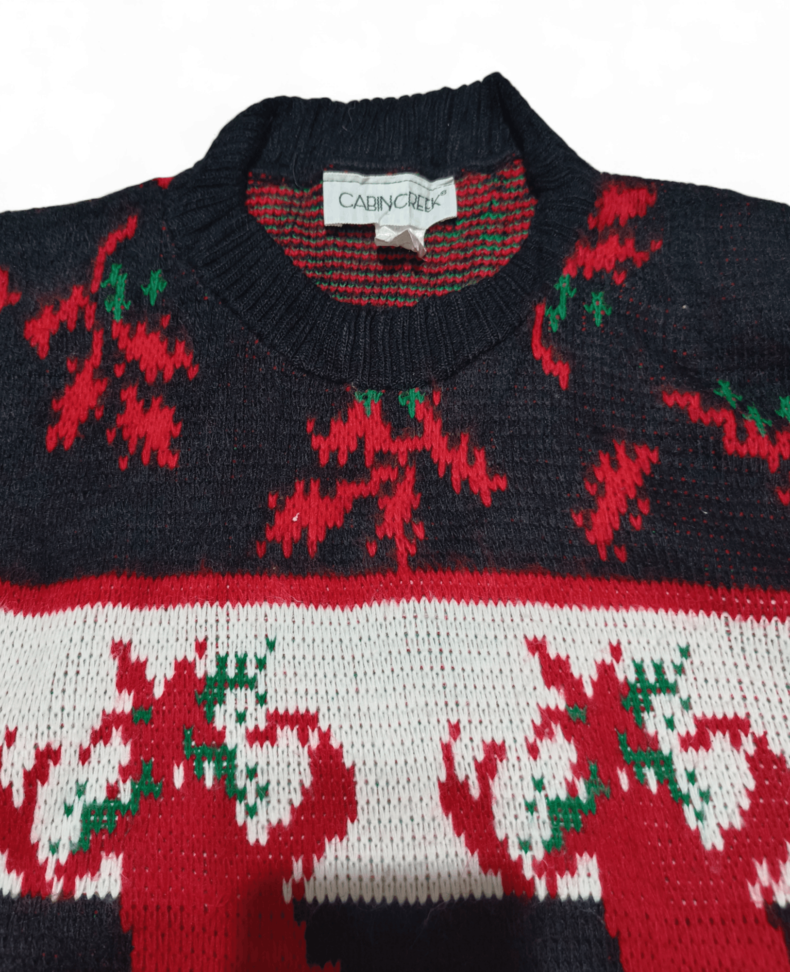 Cabin Creek Vintage 90s CABIN CREEK Ethnic Floral Motifs Knit Sweater Size US M / EU 48-50 / 2 - 7 Thumbnail