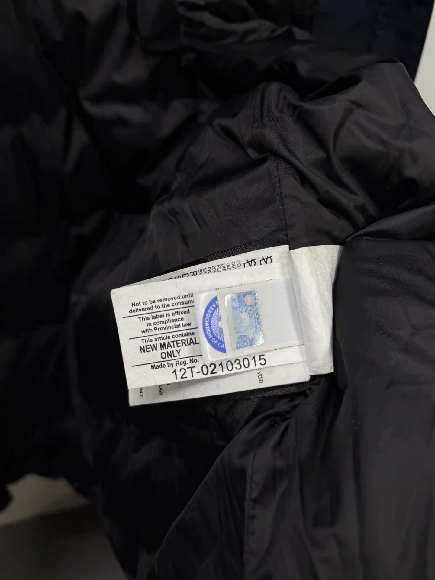Canada Goose blue collared down XL worn 2x