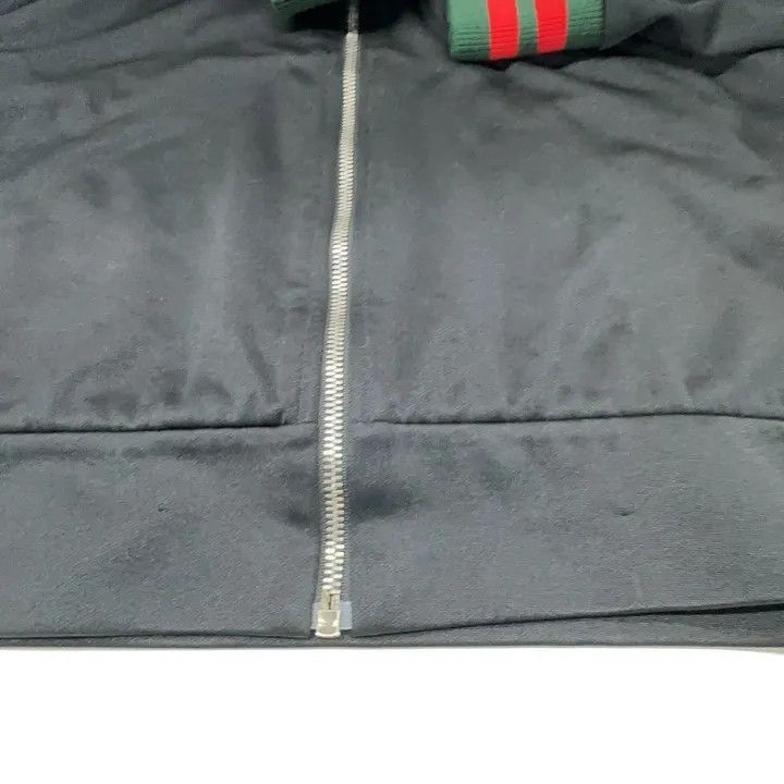 Gucci Gucci GUCCI Classic Black Technical Jersey Track Jacket -2 Size US XL / EU 56 / 4 - 9 Thumbnail