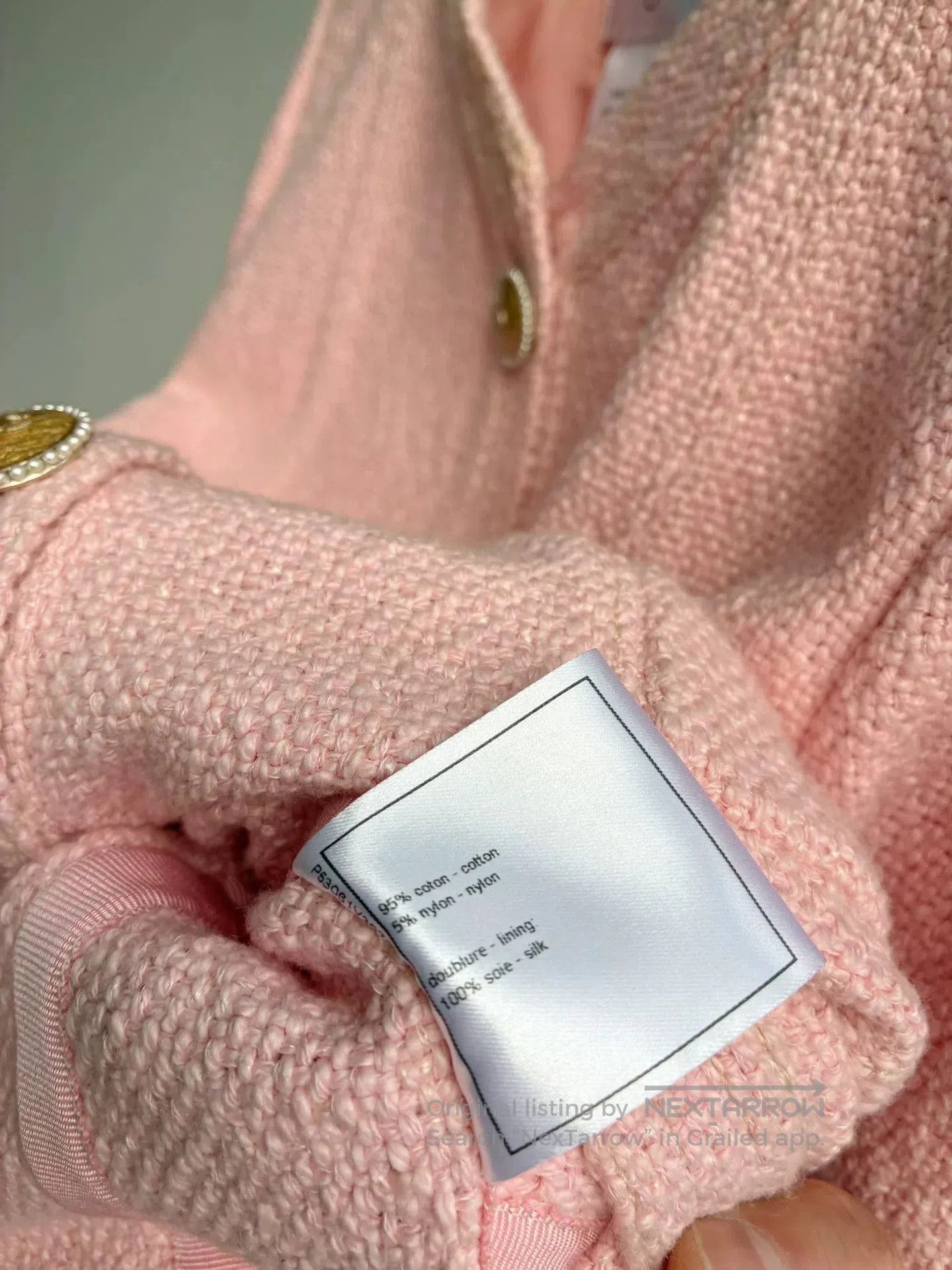 Chanel Chanel Seoul Collection Pink Woven Jacket. Size XXS / US 00 / IT 34 - 6 Thumbnail