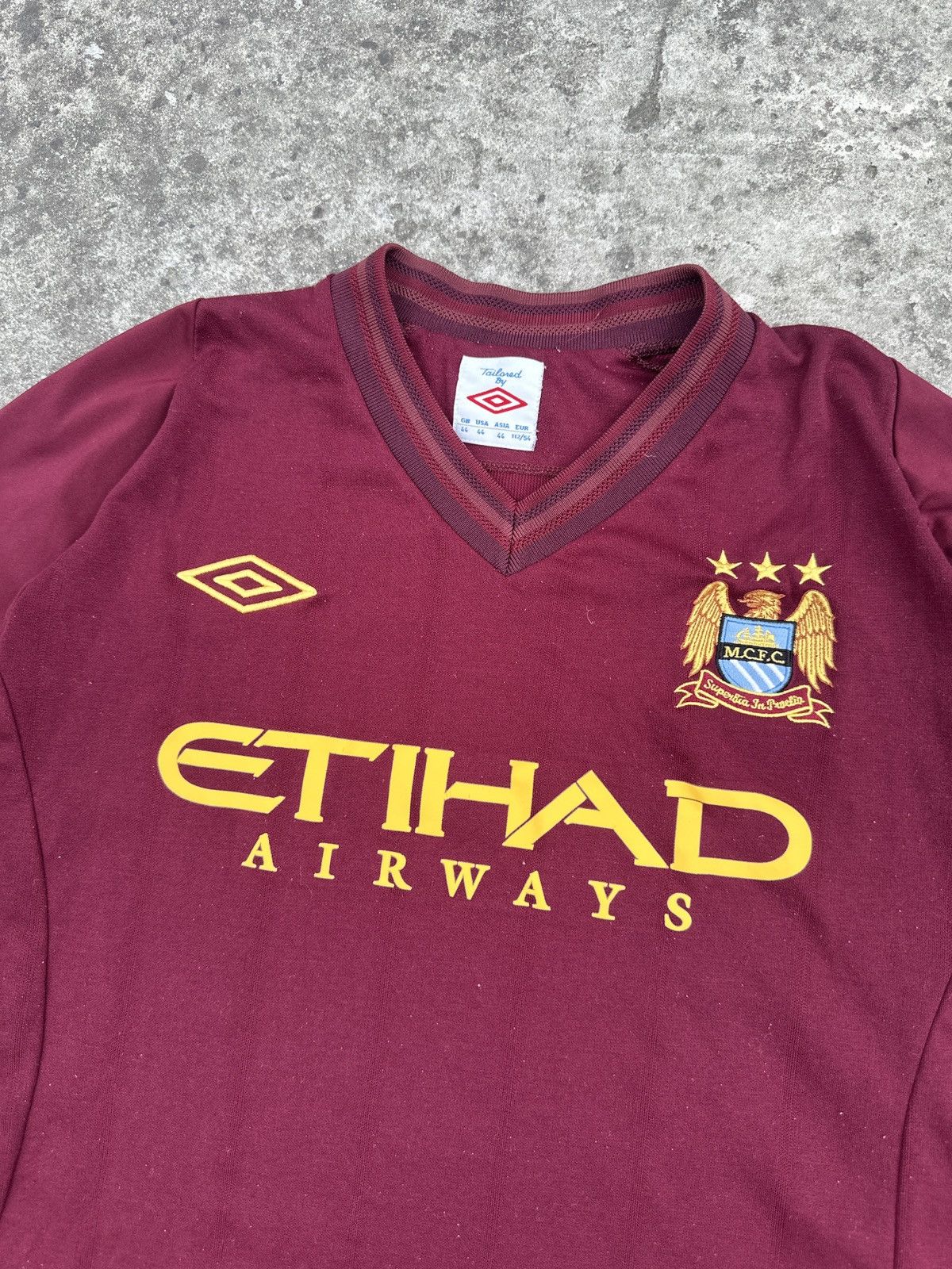 Umbro Vintage Umbro Manchester City Soccer Jersey Blokecore Rare S Size US S / EU 44-46 / 1 - 2 Thumbnail