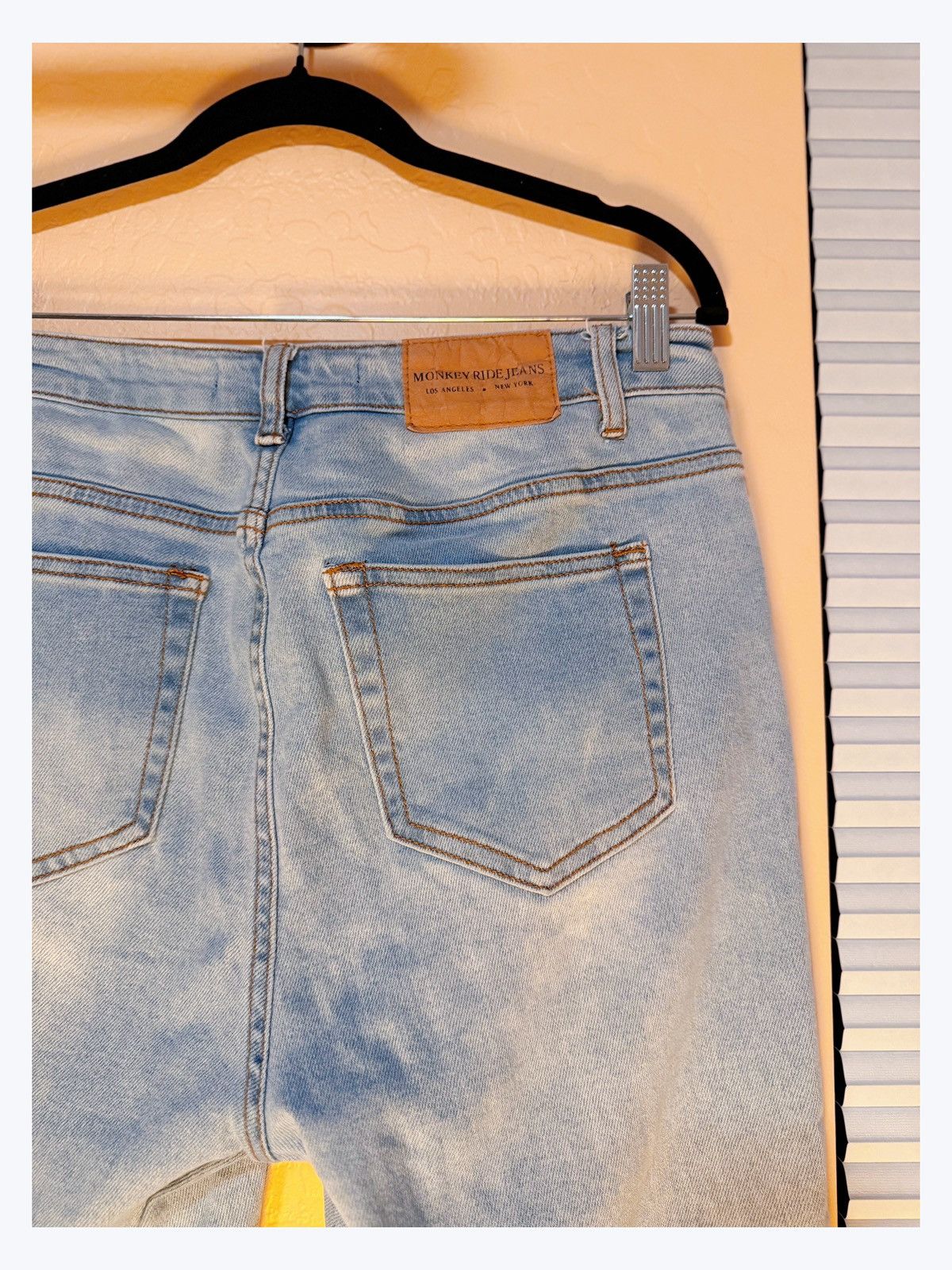 Other Monkey Ride Jeans Original Vintage – Light Wash Skinny Size 32" / US 10 / IT 46 - 5 Thumbnail