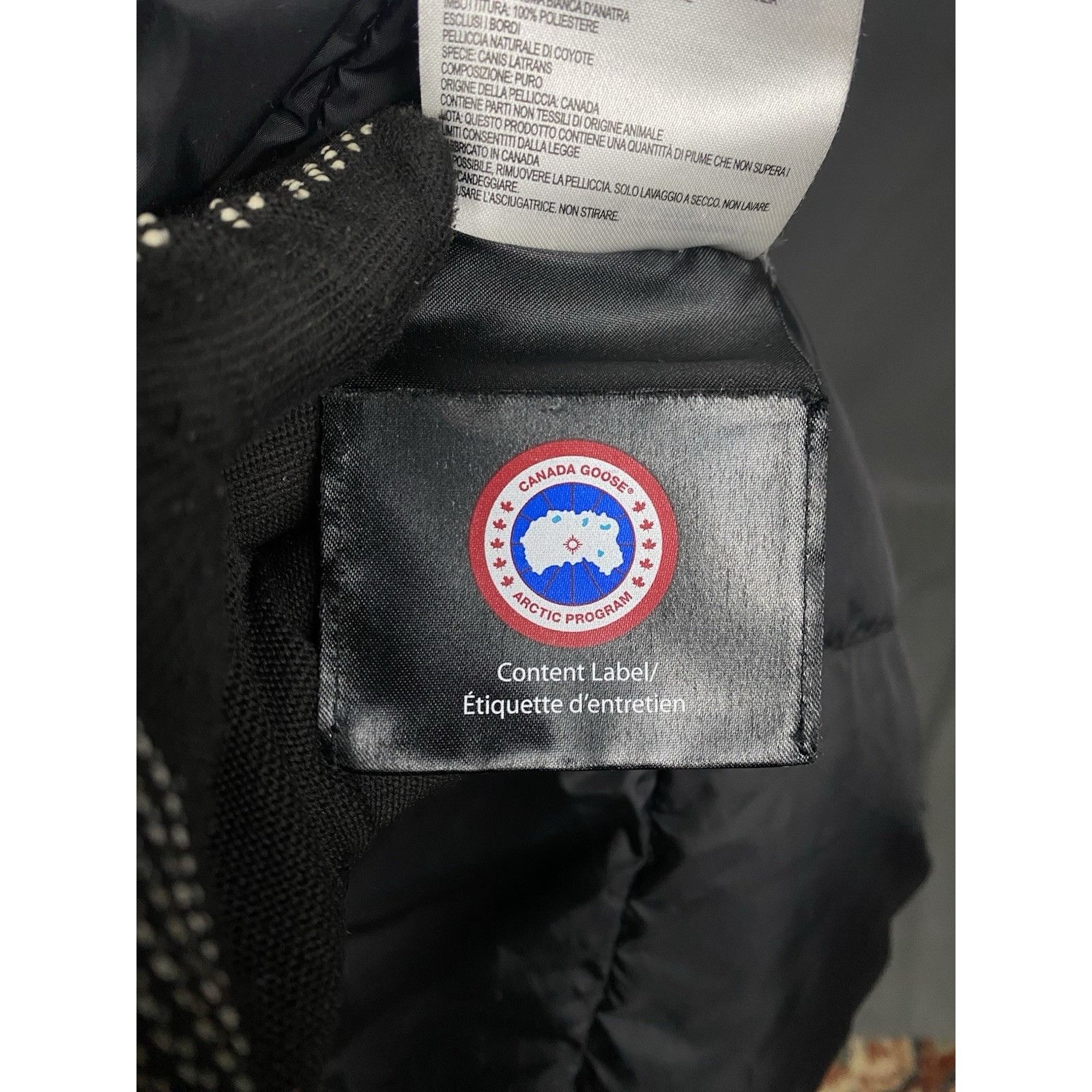 Canada Goose Canada Goose Women's Black Down Insulated Parka Jacket Size Size L / US 10 / IT 46 - 24 Thumbnail