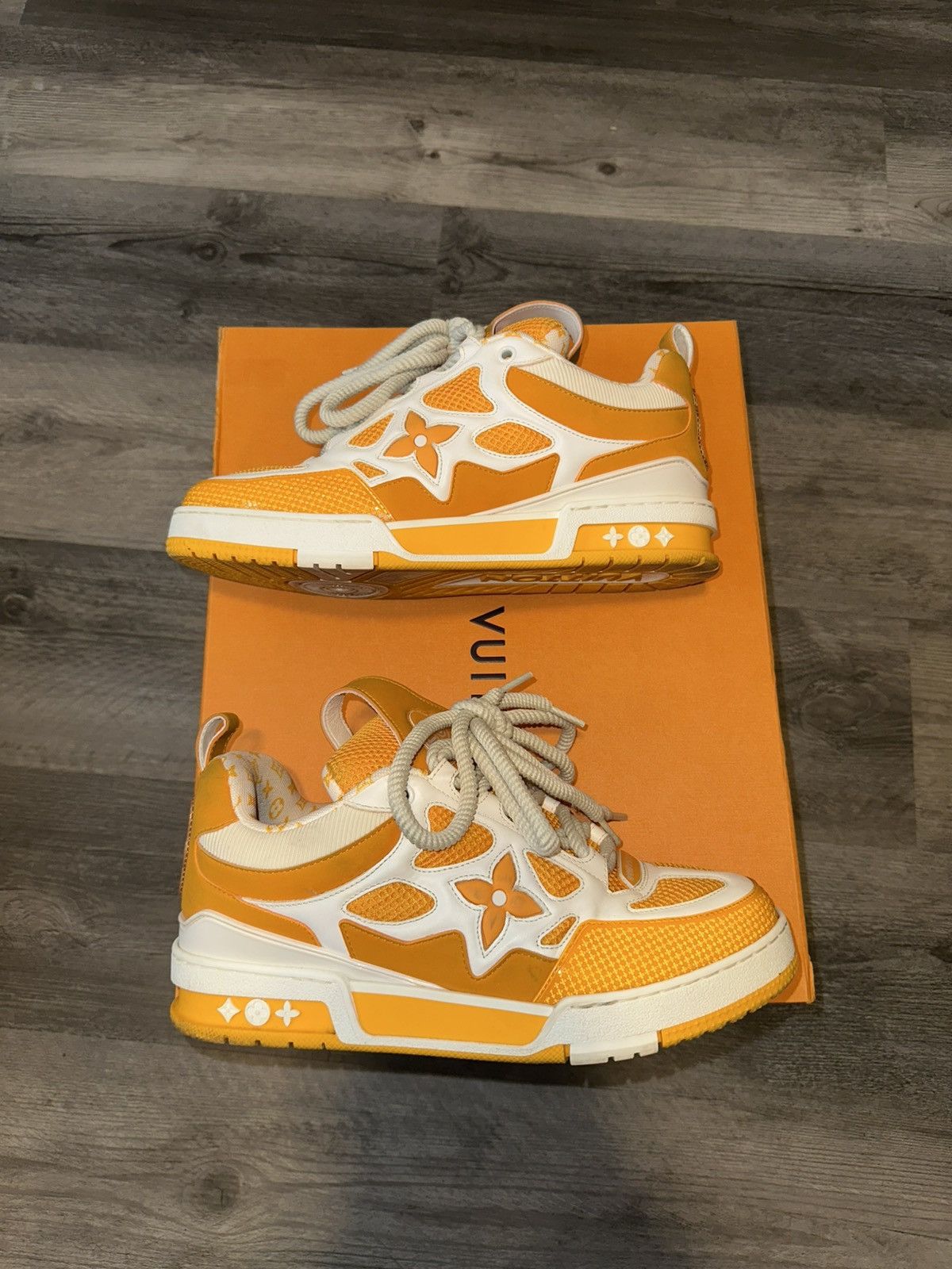 Louis Vuitton Louis Vuitton Skate ‘Orange’ Size 7LV 8-8.5us Size US 8 / EU 41 - 2 Thumbnail