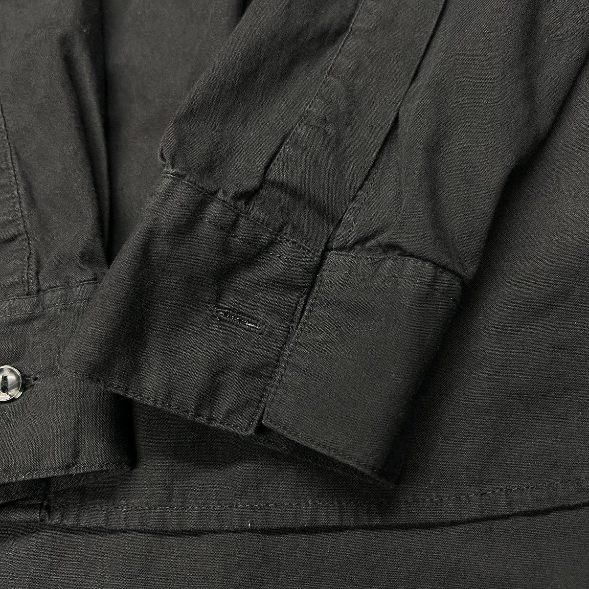 Vintage Vincente Nesi Button Up Shirt Black Pocket Cargo Patch Size US L / EU 52-54 / 3 - 7 Thumbnail
