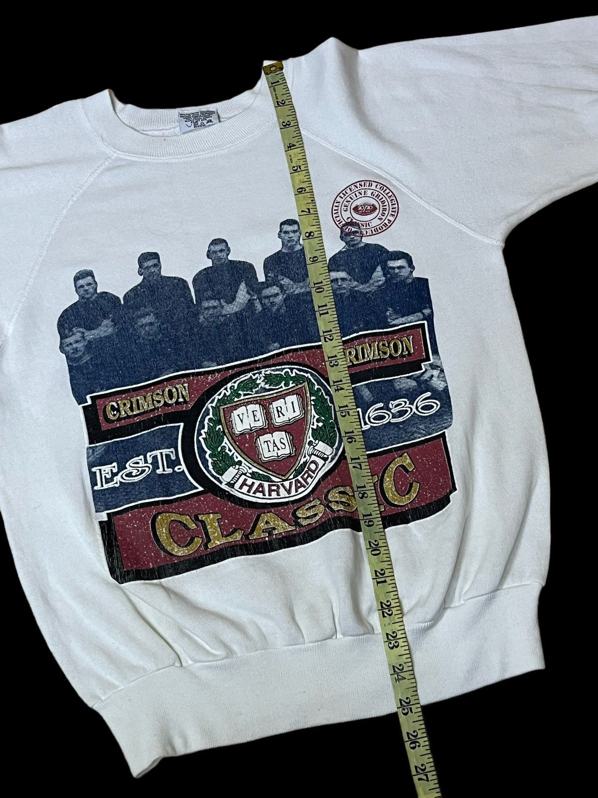 Vintage VINTAGE HARVARD CRIMSON CLASSIC FOOTBALL PULLOVER SWEATSHIRT Size US XL / EU 56 / 4 - 7 Thumbnail