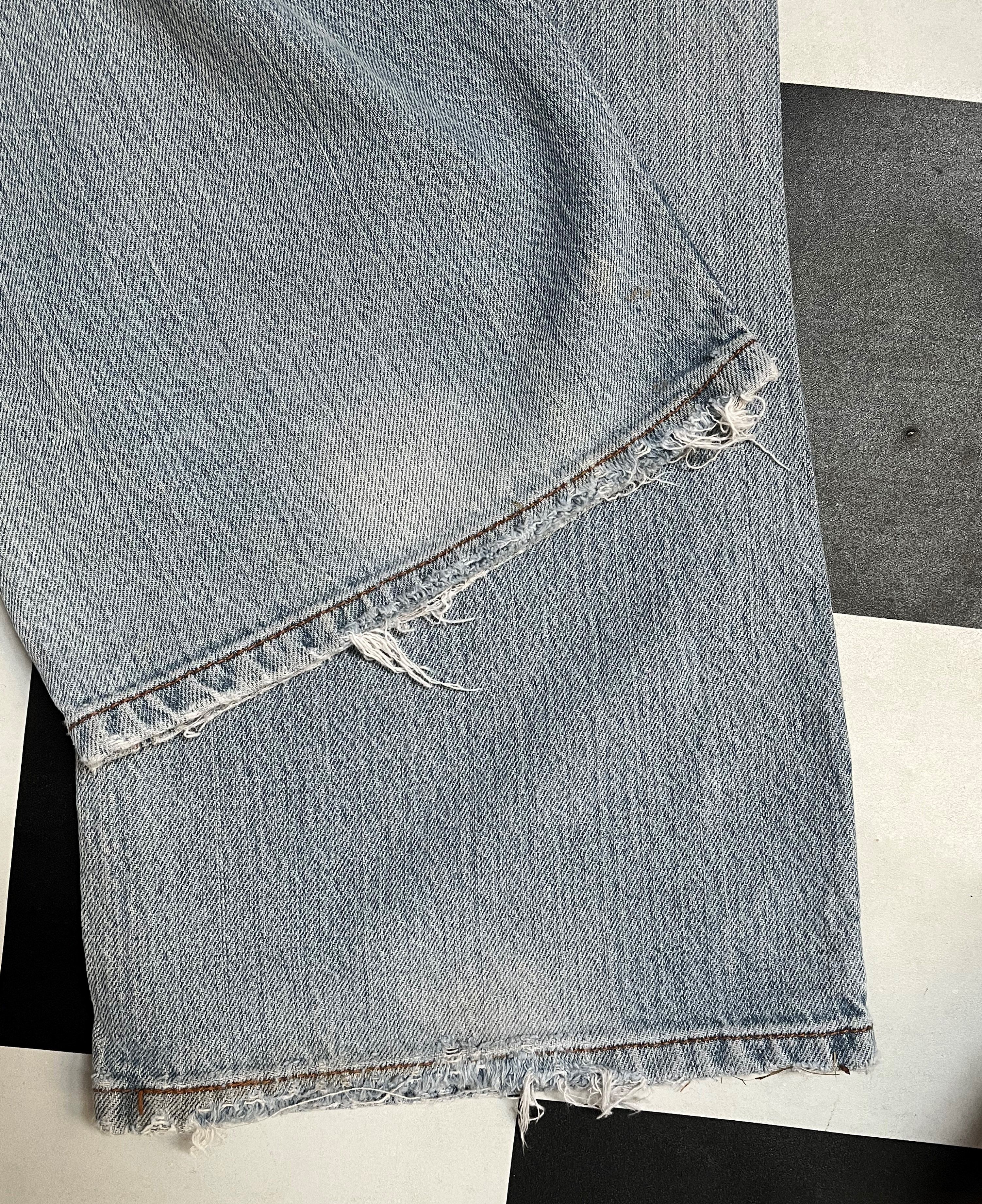 Levi's Vintage Levis 527 Low Boot Cut Distressed Jeans - L202 Size US 36 / EU 52 - 8 Thumbnail