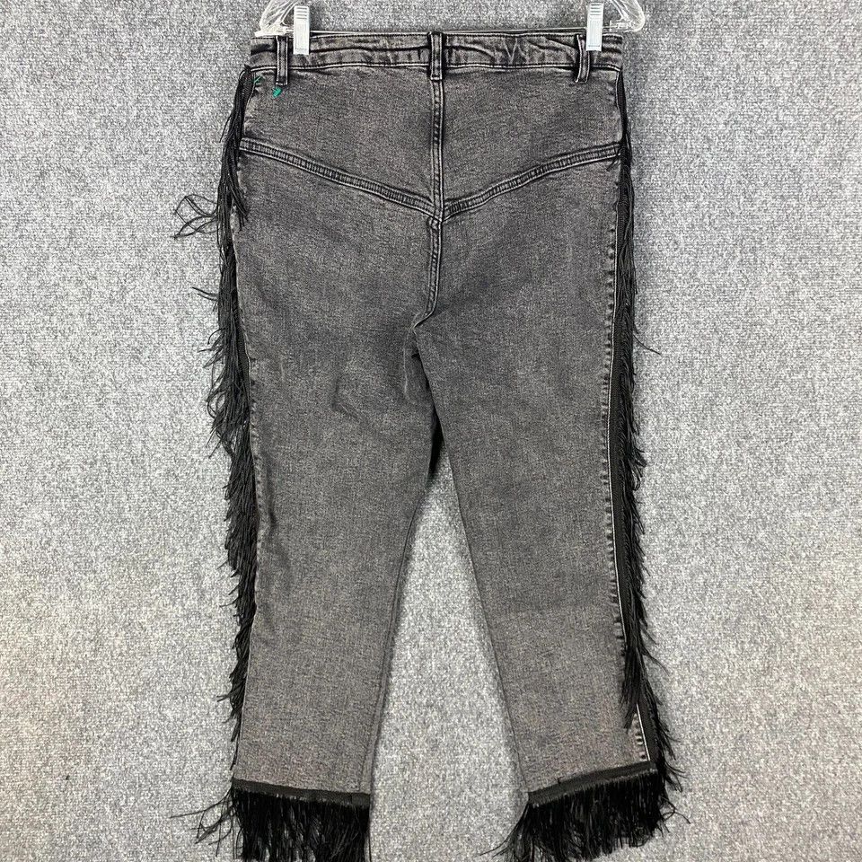 Nasty Gal Nasty Gal Jeans Women's Size 10 NWT Denim Rodeo 100% Cotton Size 32" / US 10 / IT 46 - 6 Thumbnail