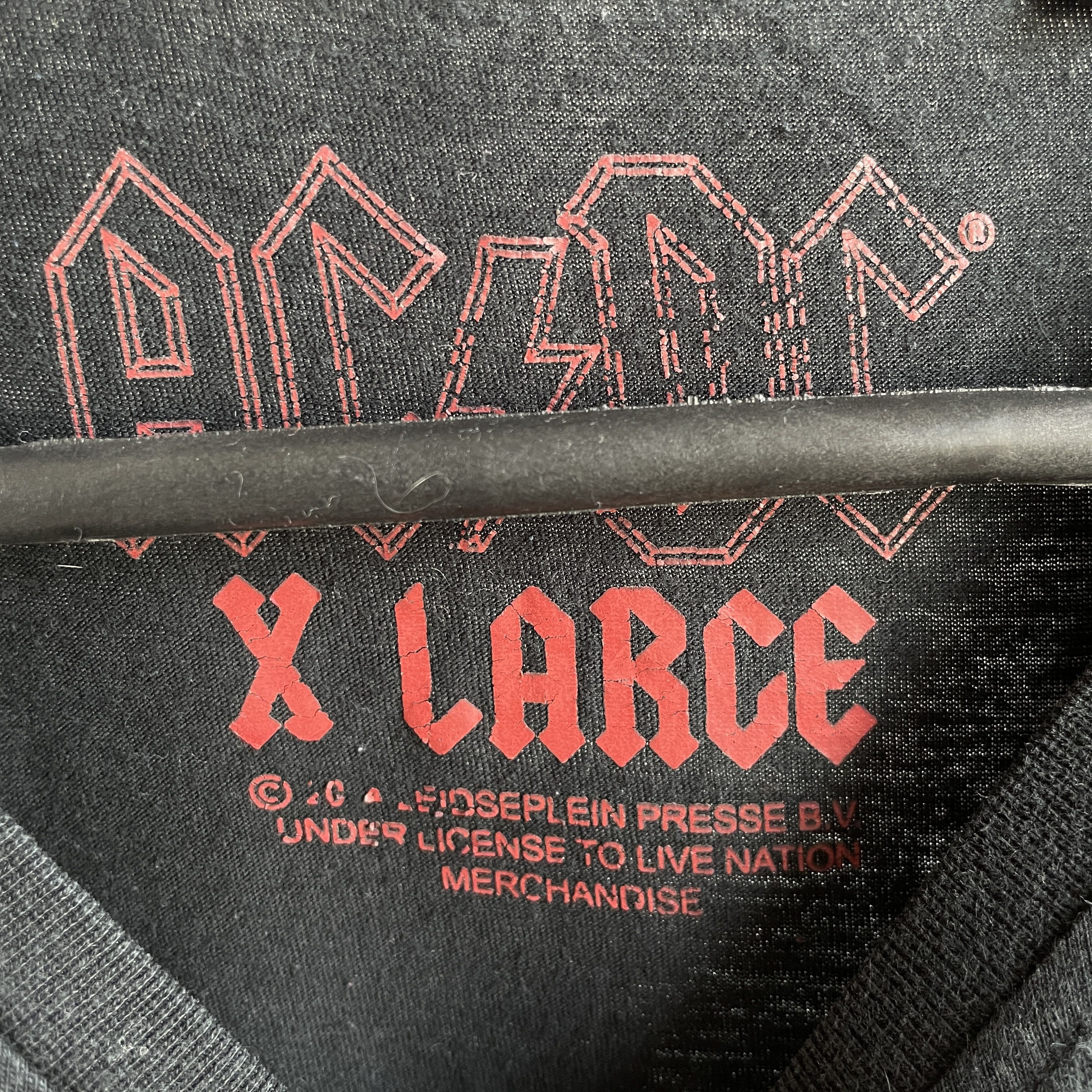 AC/DC AC/DC Back In Black 2014 T-Shirt Size XL Size US XL / EU 56 / 4 - 5 Thumbnail