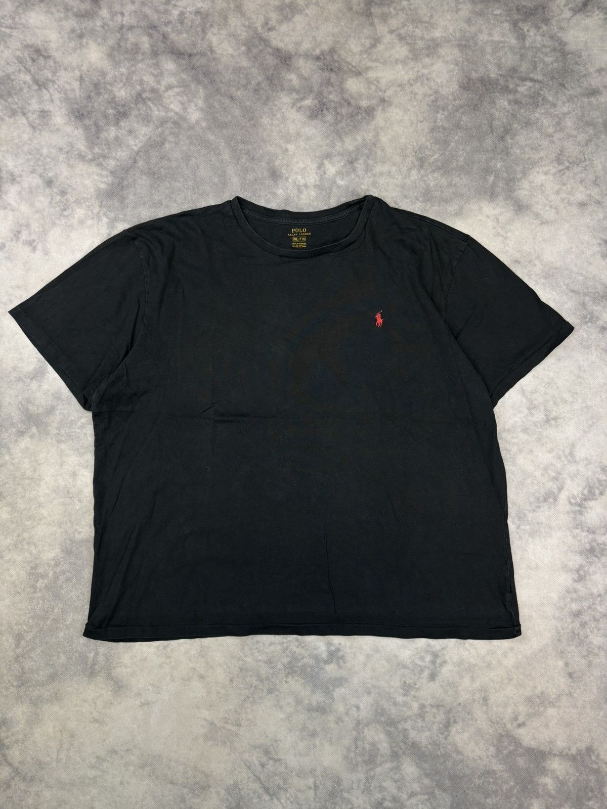 Polo Ralph Lauren × Vintage Polo Ralph Lauren basic t shirt small pony black chief keef Size US XXL / EU 58 / 5 - 1 Thumbnail