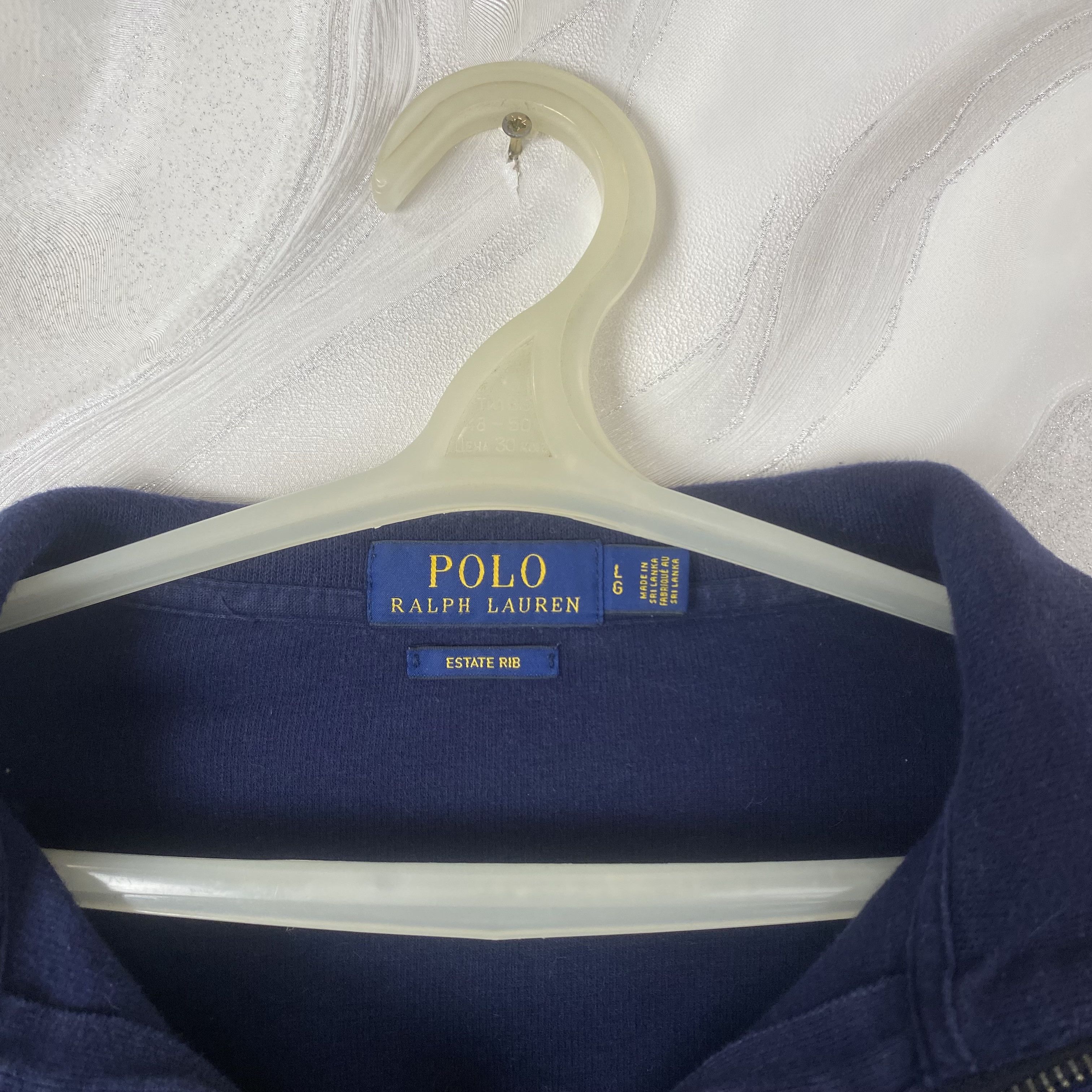 Polo Ralph Lauren Polo Ralph Lauren Blue 1/3 knitted zip sweatshirt L Size Size US L / EU 52-54 / 3 - 7 Thumbnail