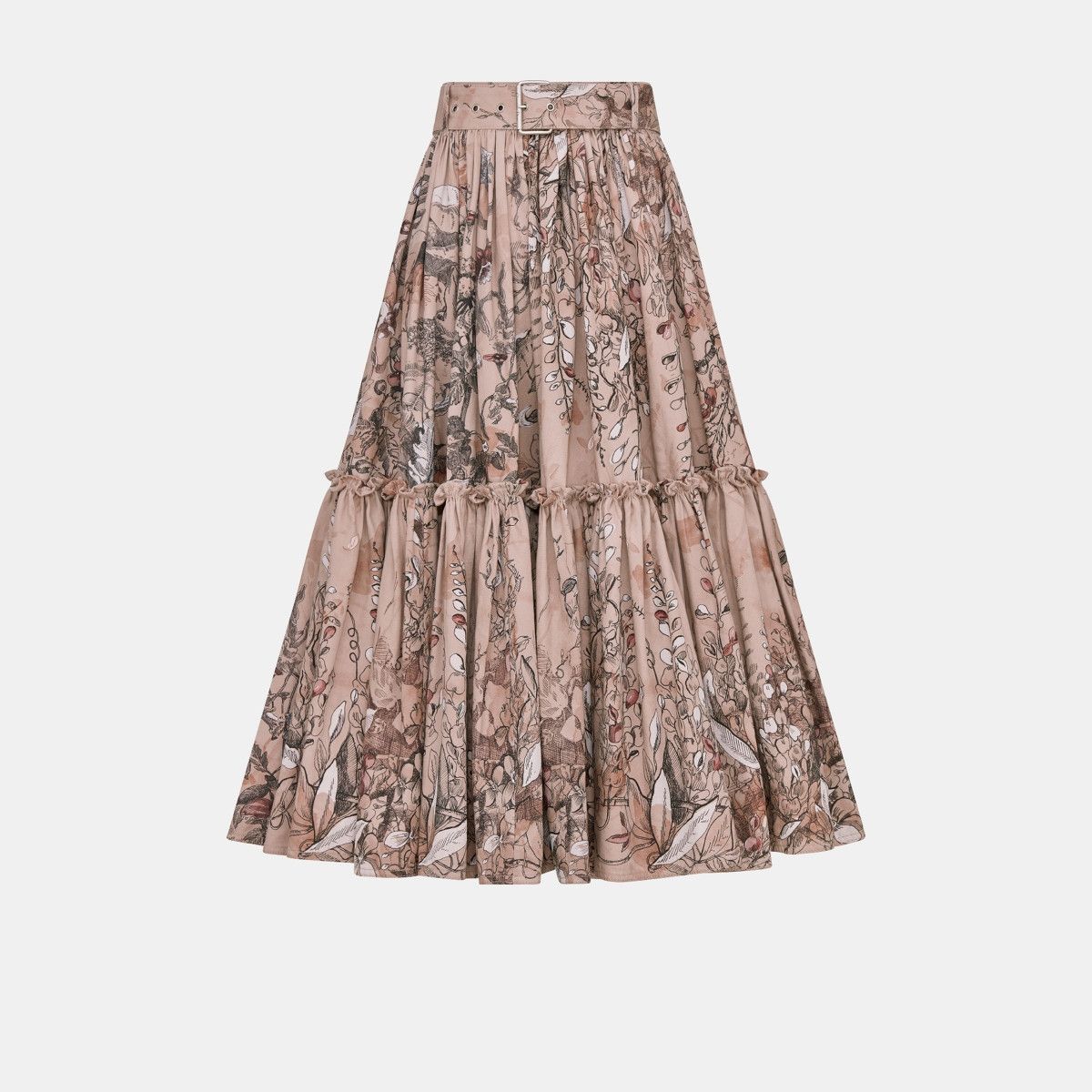 image of Dior O1Bcso1Str0224 Skirt In Brown, Women's (Size 32)