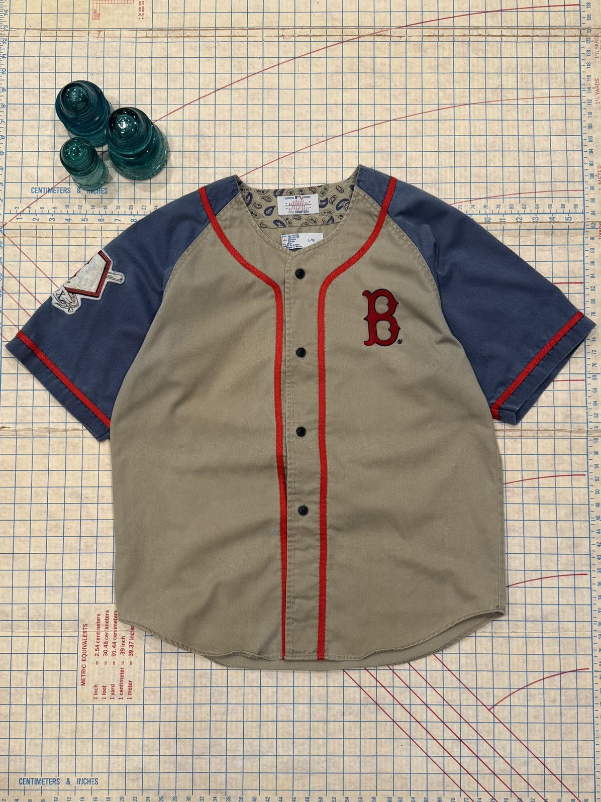 Starter Vintage Starter Boston Red Sox Tan Brown Jersey Mens Large Size US L / EU 52-54 / 3 - 1 Thumbnail