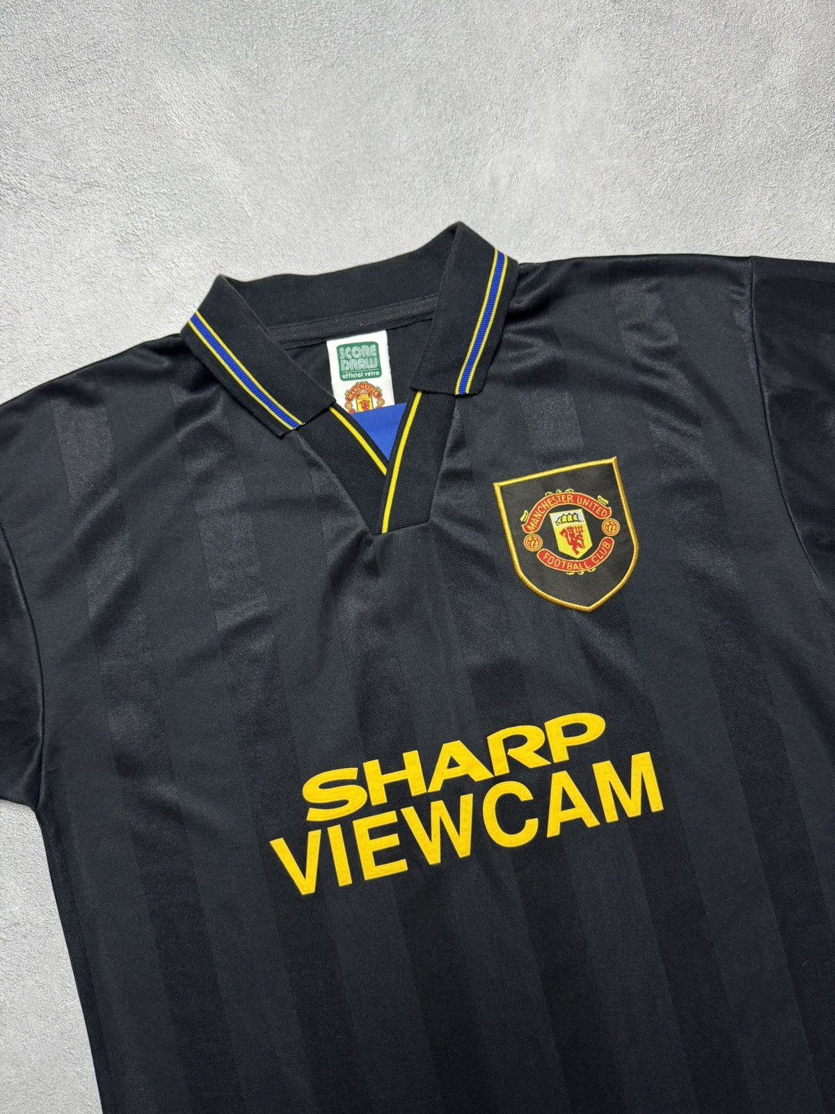 Vintage Manchester United 1993 1995 Away Shirt Soccer Jersey Size US M / EU 48-50 / 2 - 3 Thumbnail