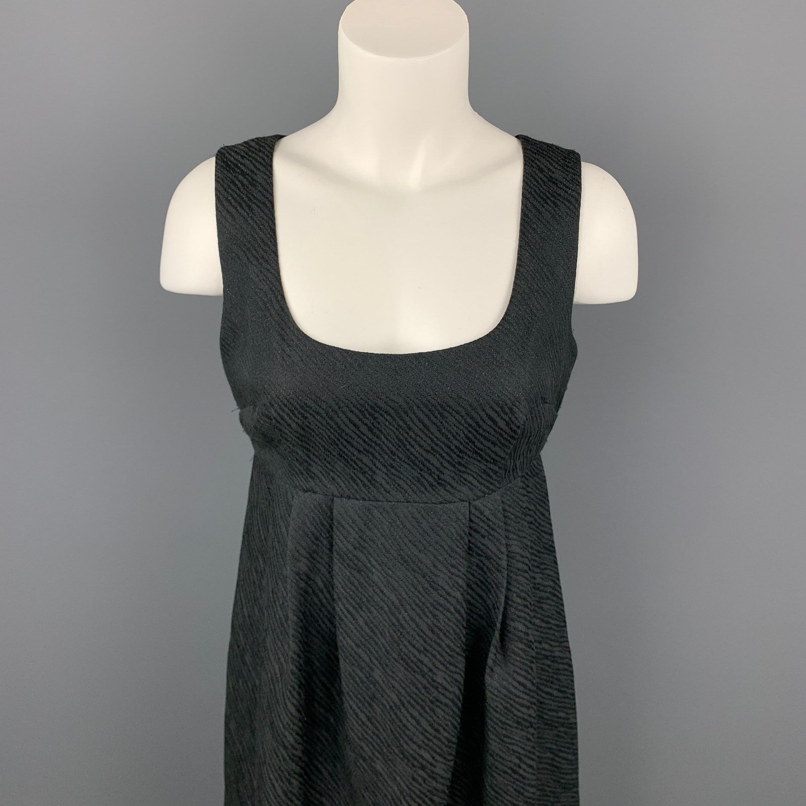 Michael Kors MICHAEL KORS Size 4 Woven Polyester Blend Empire Waist Dress Size 27" / US 4 / IT 40 - 2 Thumbnail