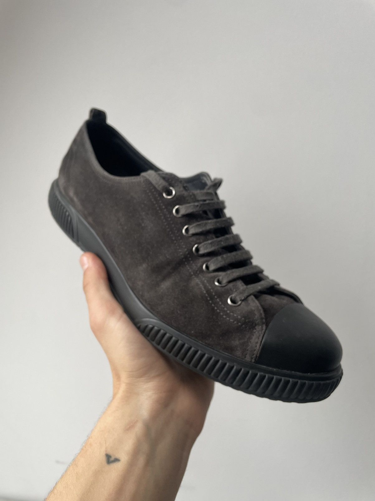Prada Prada Sport Suede Sneakers Grey Size US 8.5 / EU 41-42 - 1 Thumbnail