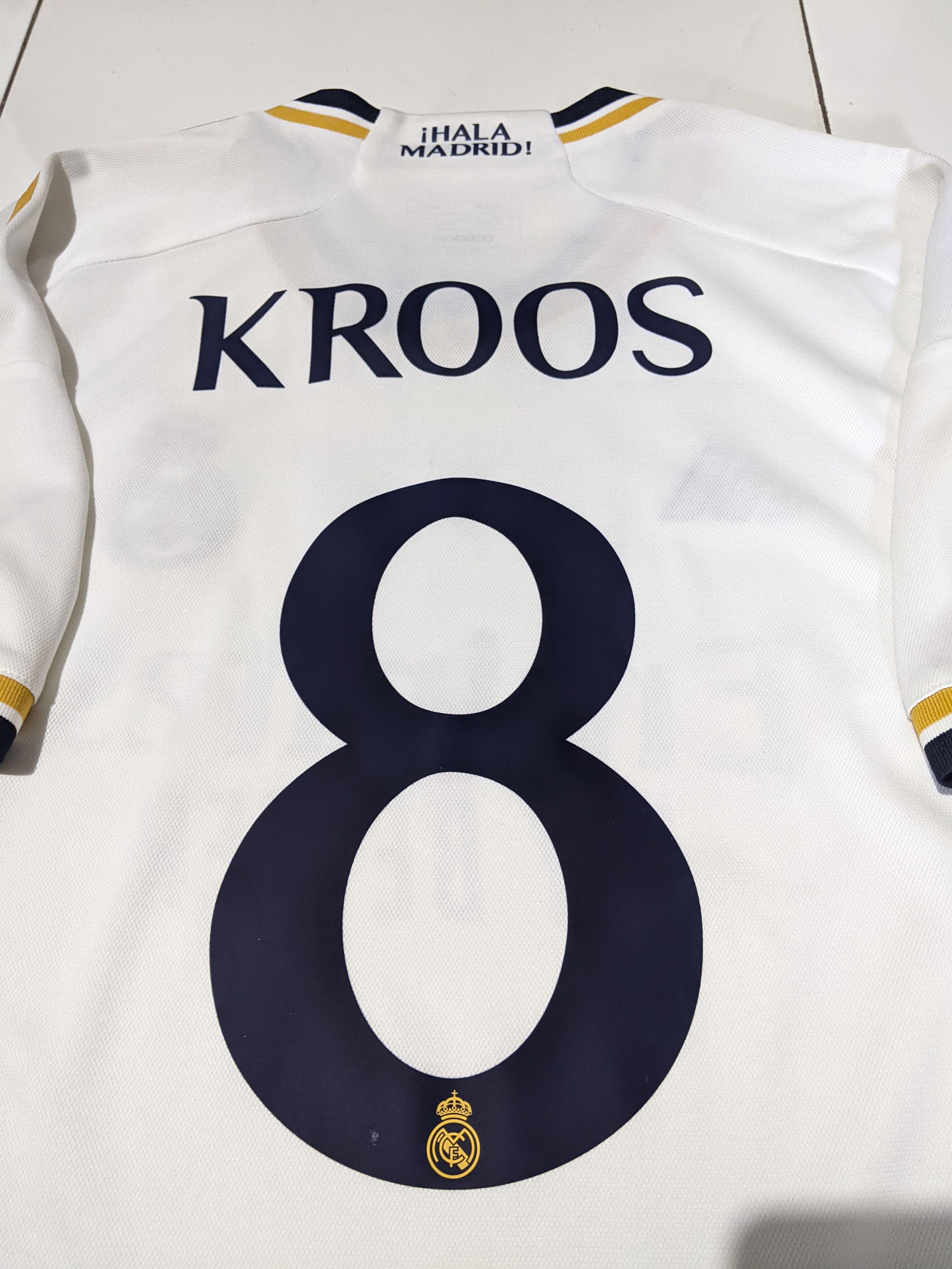 Adidas Real Madrid Final London 2024 Home Jersey Toni Kroos 8 Size US XL / EU 56 / 4 - 3 Thumbnail