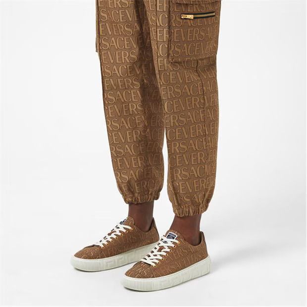 Versace o1g2r1mq0824 Greca Trainers in Brown & White Size US 12 / EU 45 - 5 Thumbnail