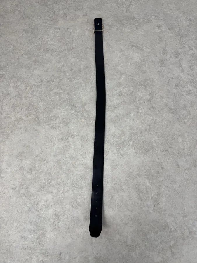 Dolce & Gabbana AW2005 Dolce & Gabbana DG Logo Buckle Black Leather Belt Size ONE SIZE - 10 Thumbnail