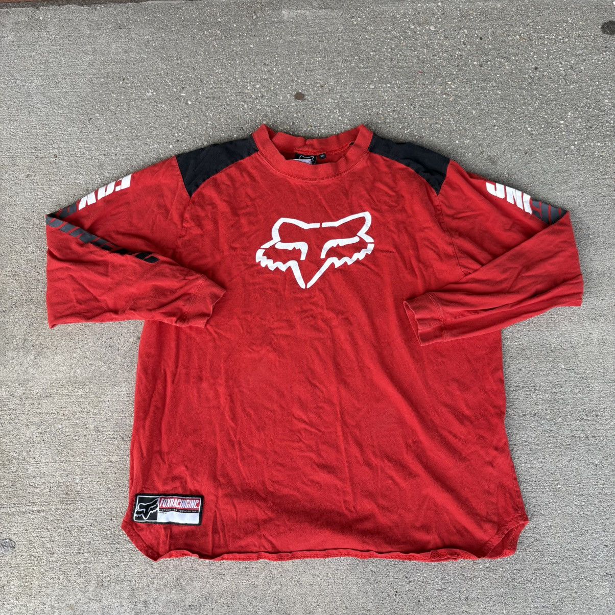 Vintage Fox Racing Men's Short Sleeve Workshirt Vintage Fox Racing Men's Short Sleeve Workshirt